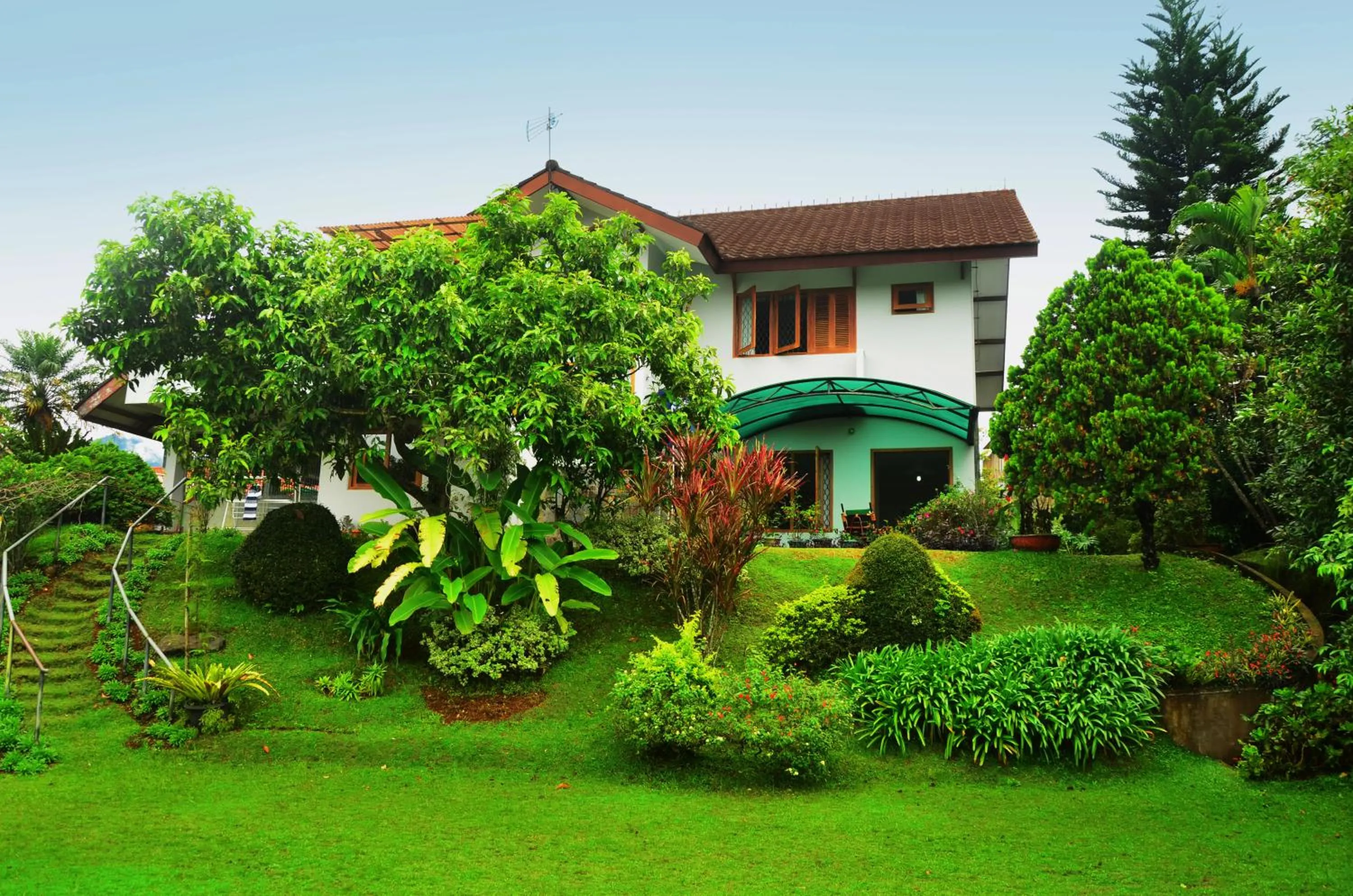 Garden in Villa Buenavista Puncak