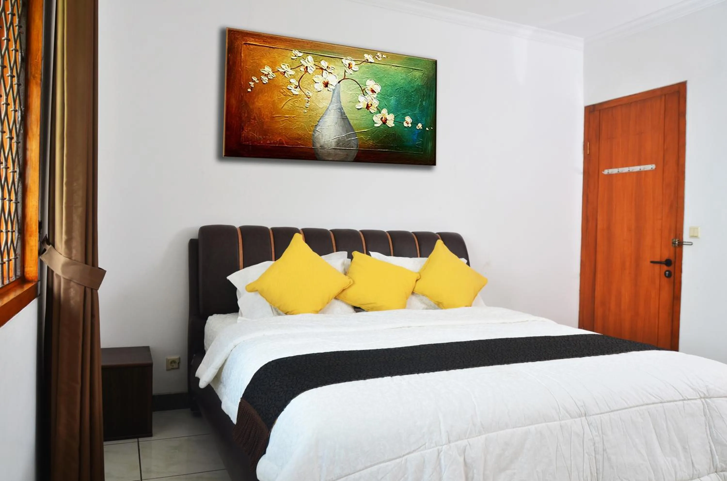 Bedroom, Bed in Villa Buenavista Puncak