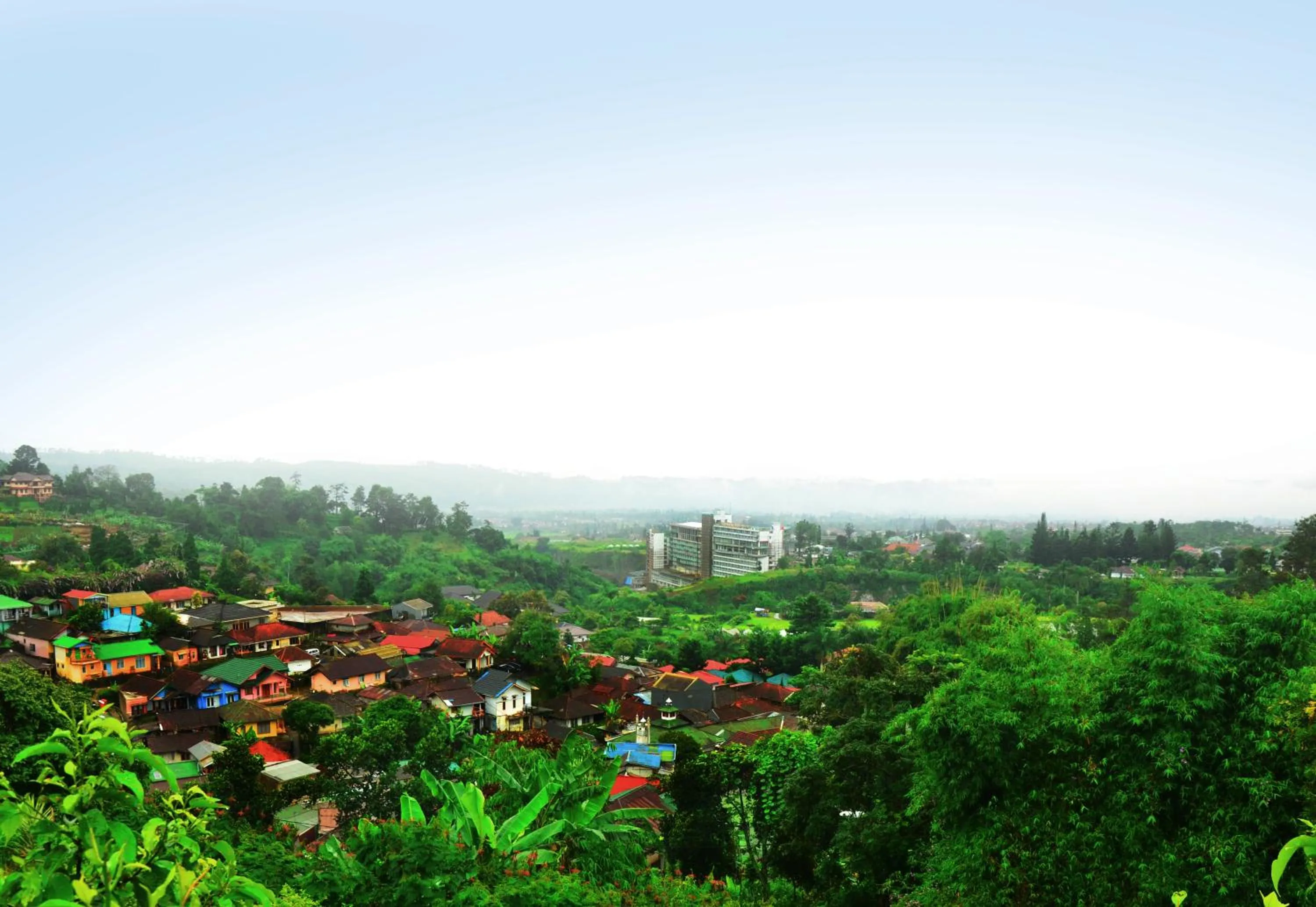 City view in Villa Buenavista Puncak