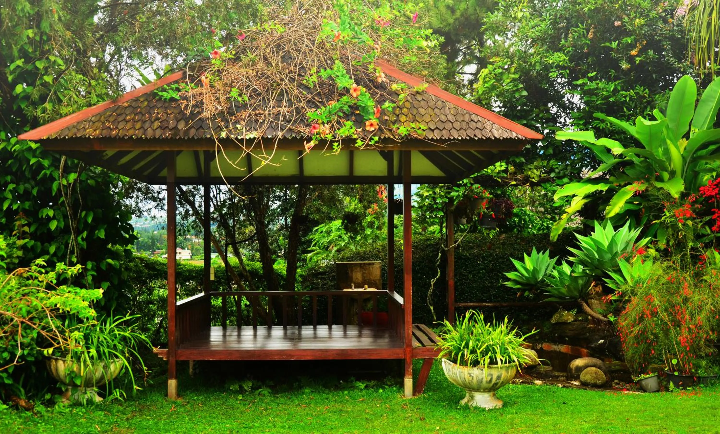 BBQ facilities in Villa Buenavista Puncak