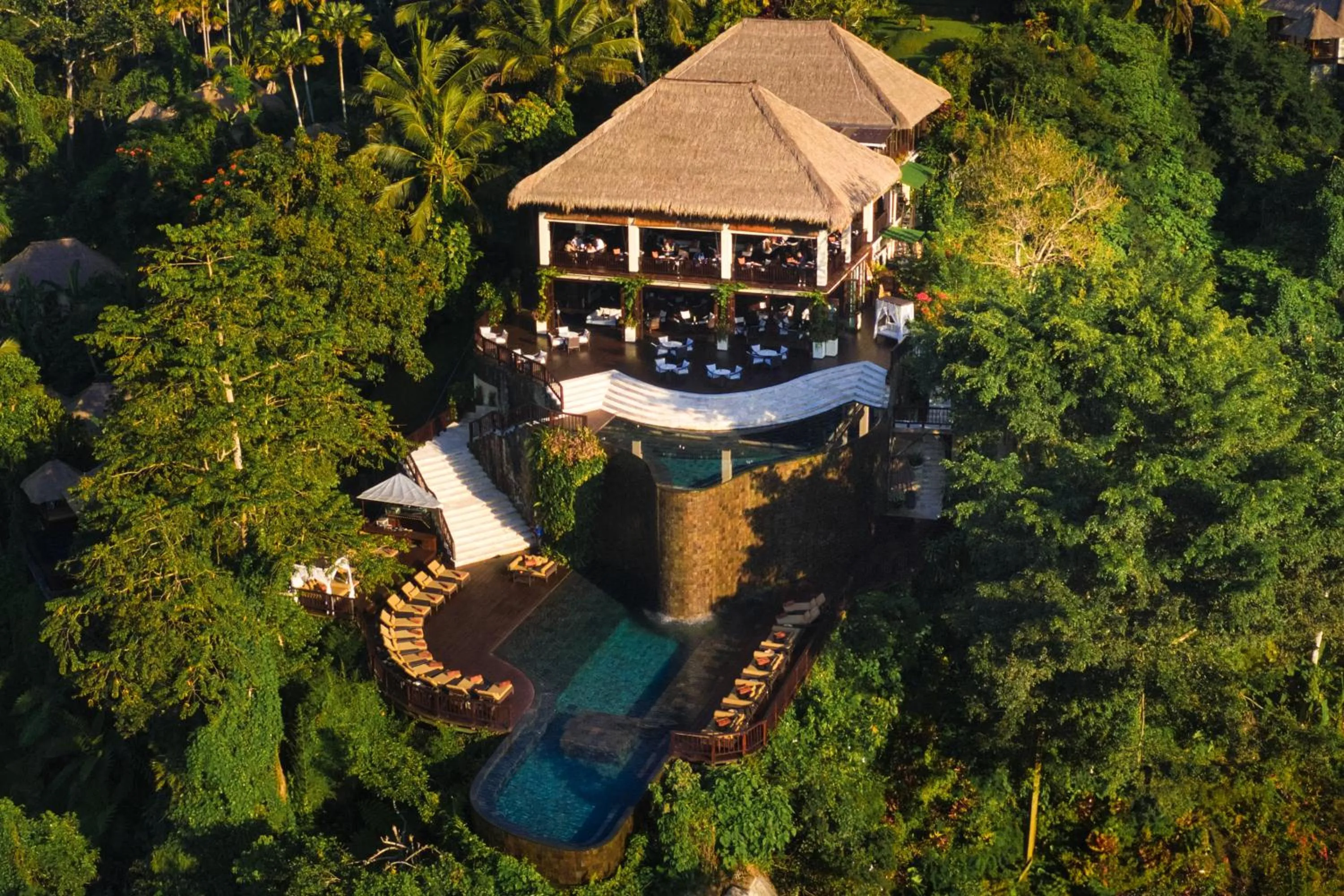 Property building in Hanging Gardens of Bali