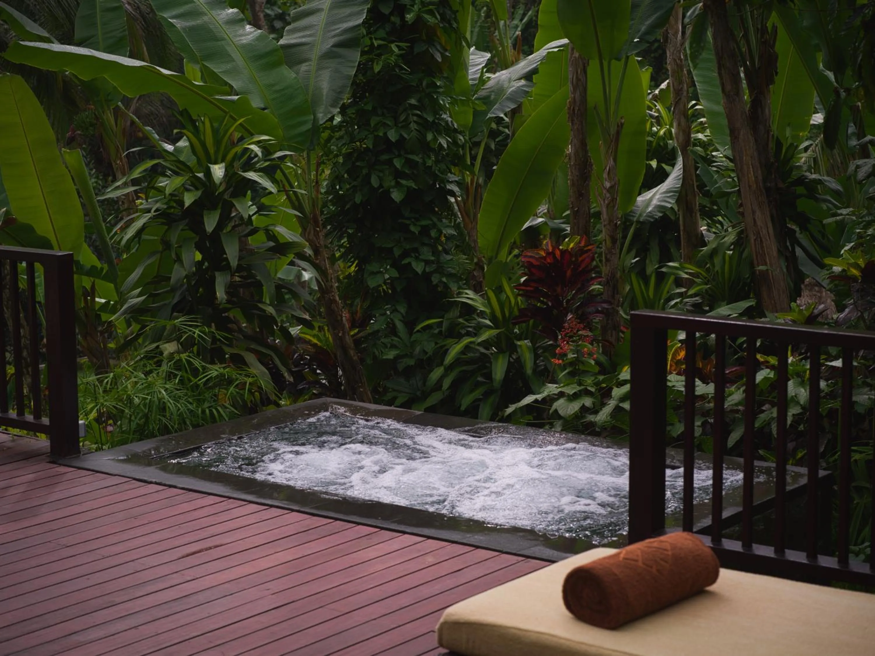 Open Air Bath in Hanging Gardens of Bali