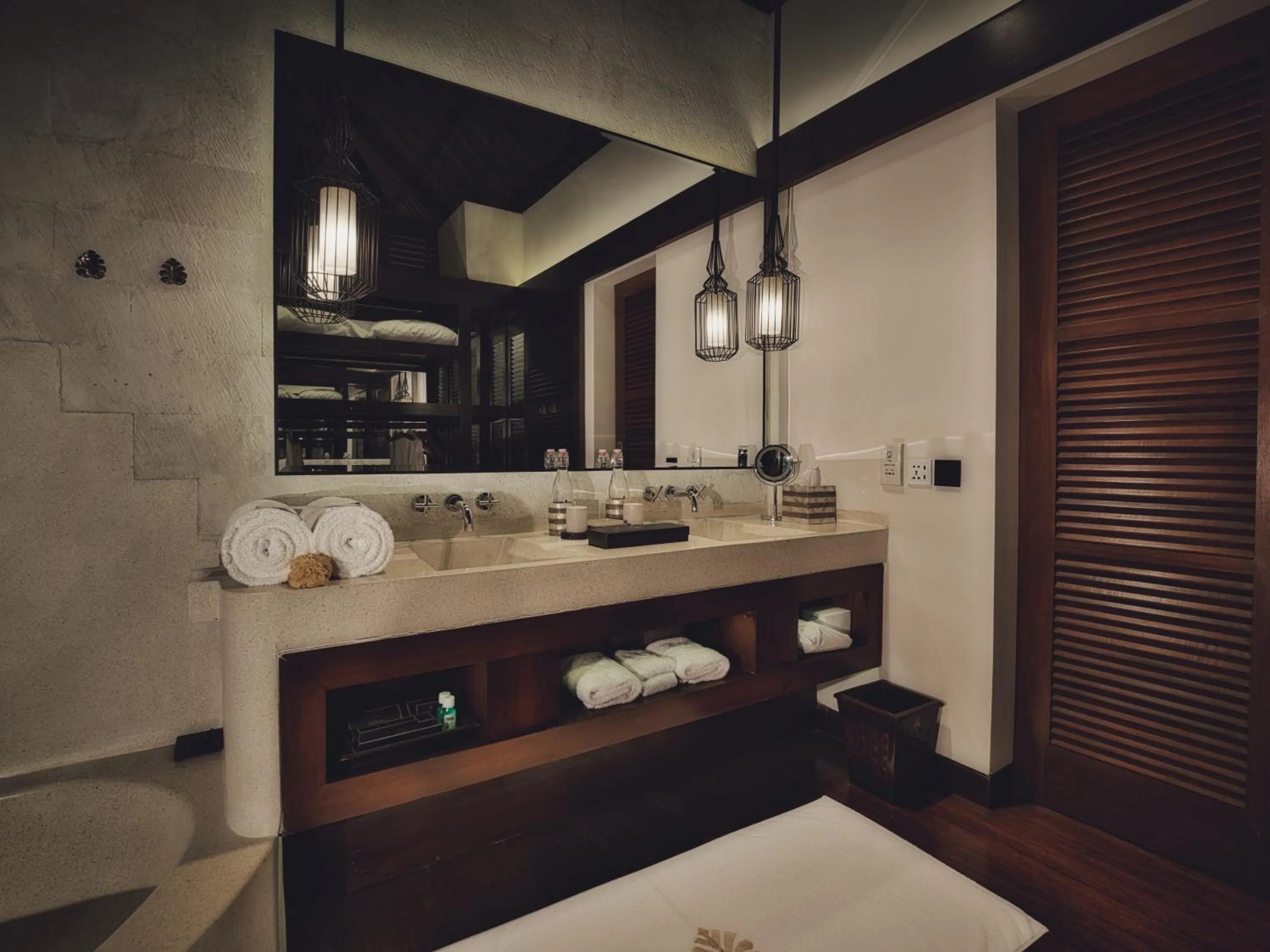 Bathroom in Hanging Gardens of Bali