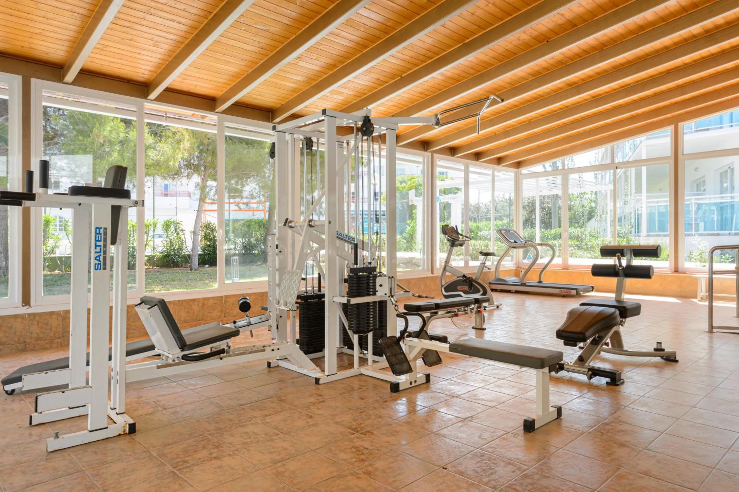 Fitness centre/facilities in Aparthotel Vibra Club Maritim