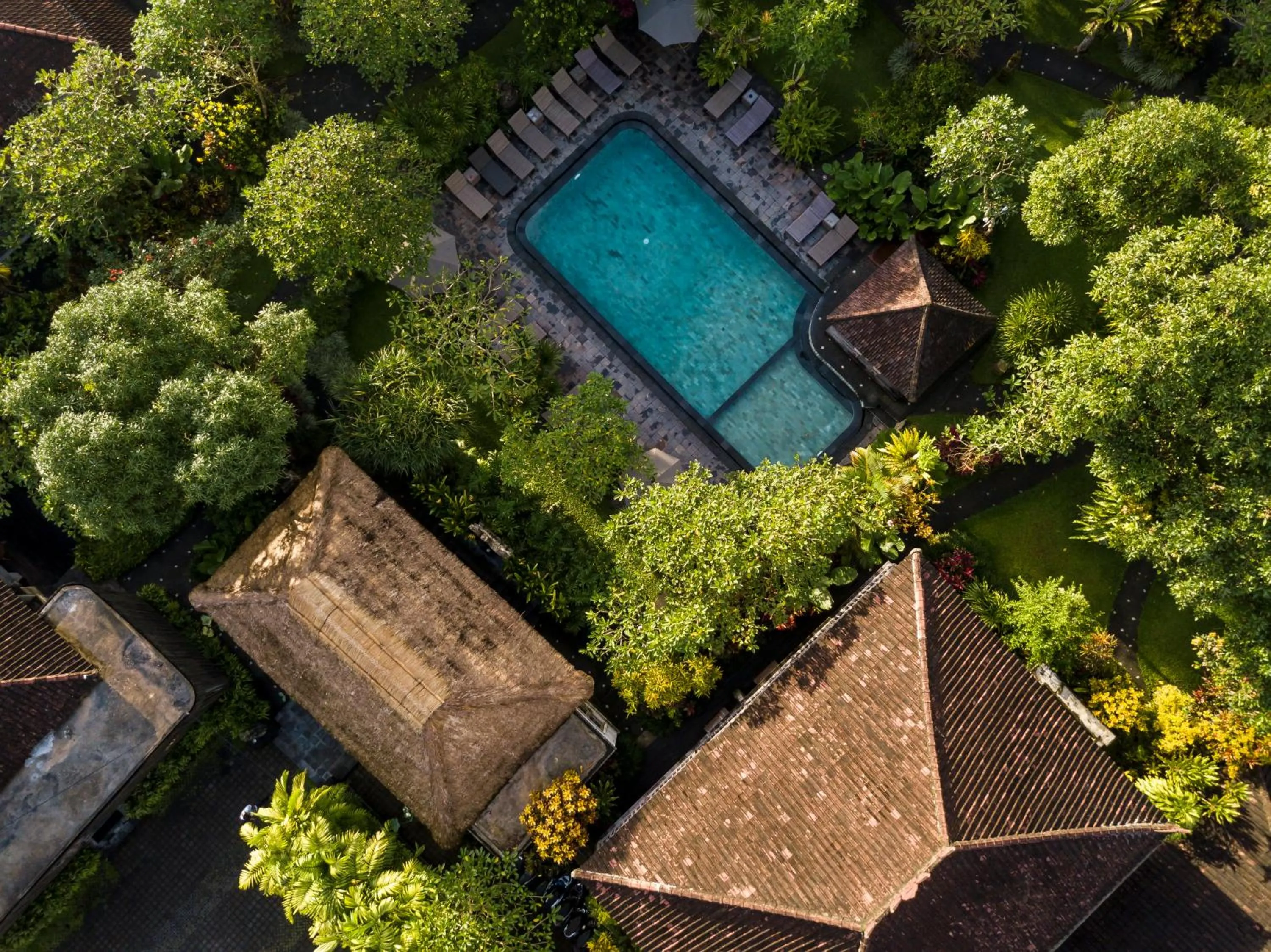 Bird's eye view in Sri Ratih Cottages, CHSE Certified
