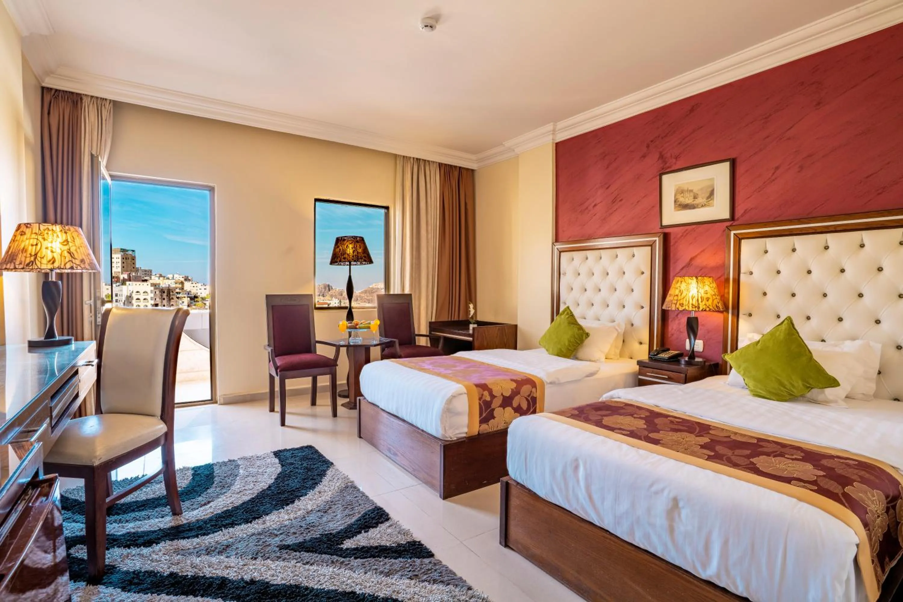 View (from property/room), Bed in P Quattro Relax Hotel