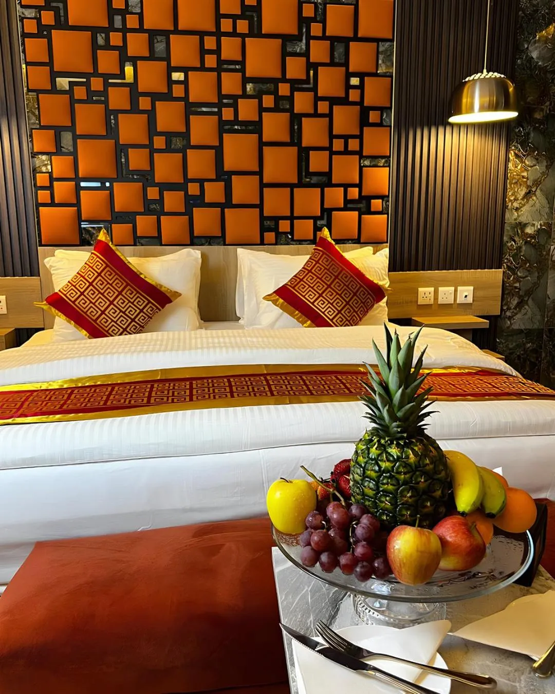 Bedroom in P Quattro Relax Hotel