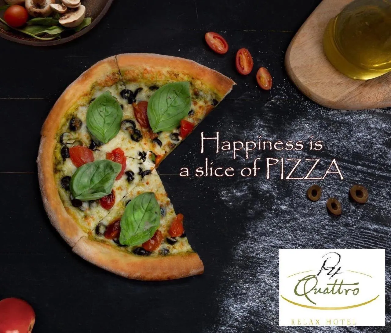 Food and drinks in P Quattro Relax Hotel