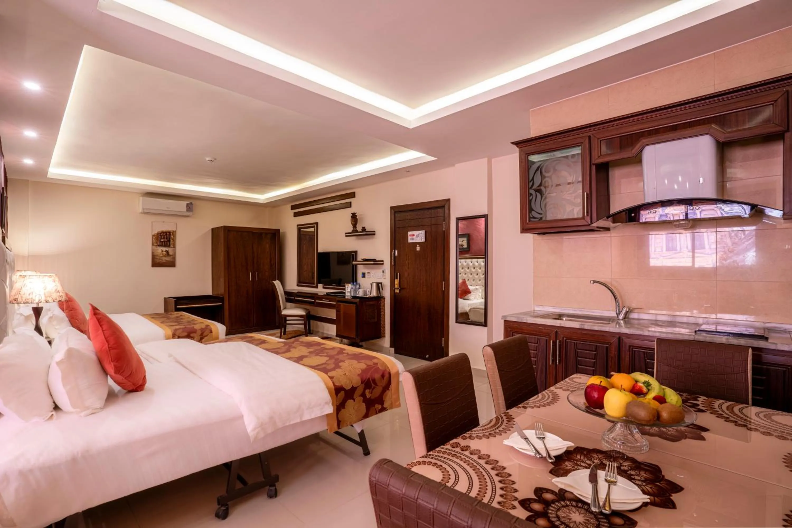 Living room in P Quattro Relax Hotel