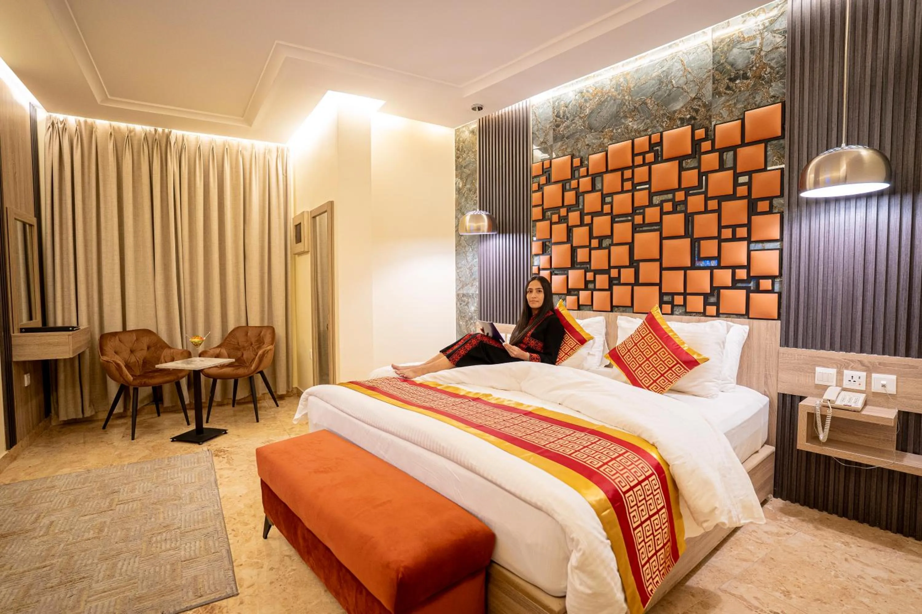 Bedroom, Bed in P Quattro Relax Hotel