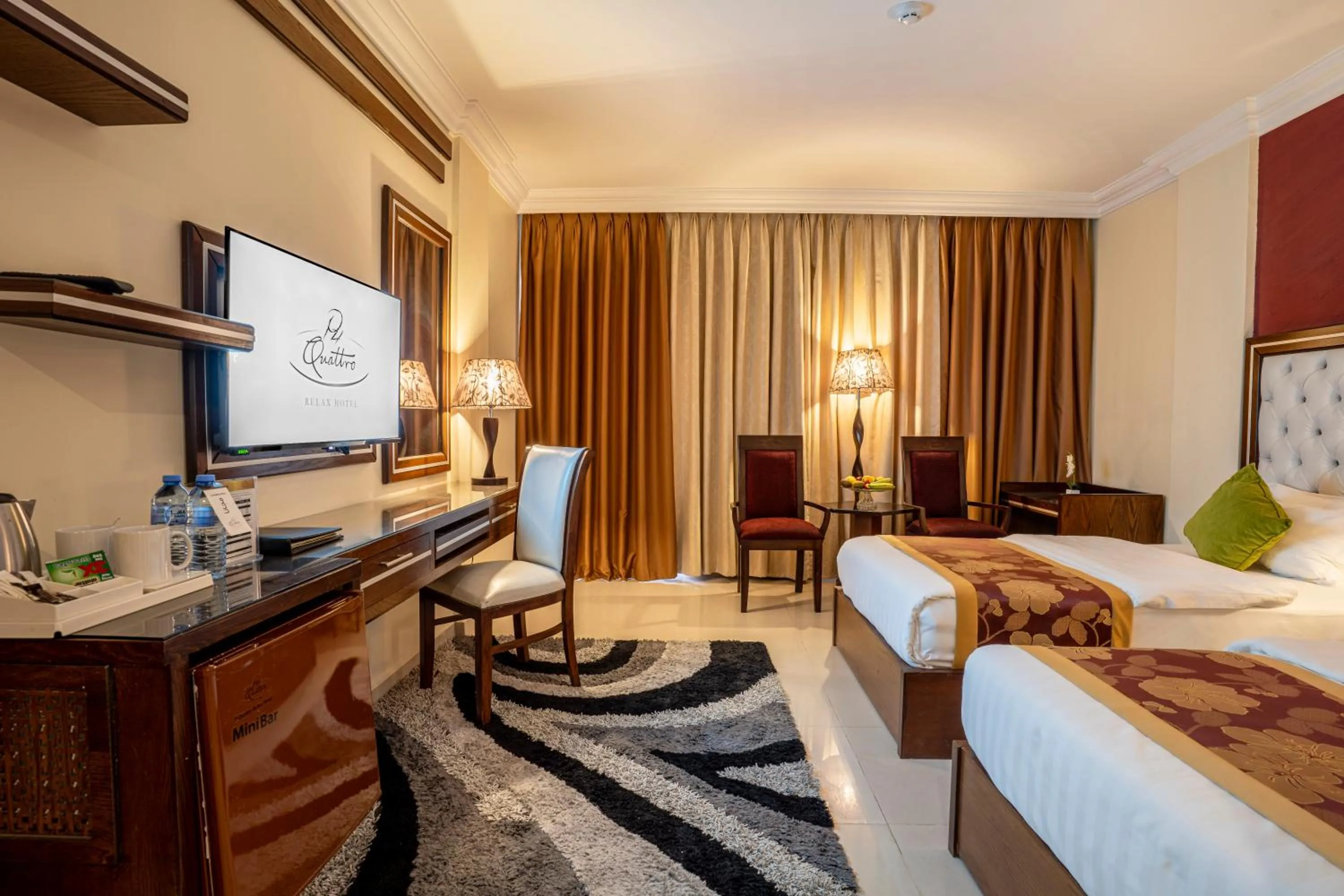 Bedroom, Bed in P Quattro Relax Hotel