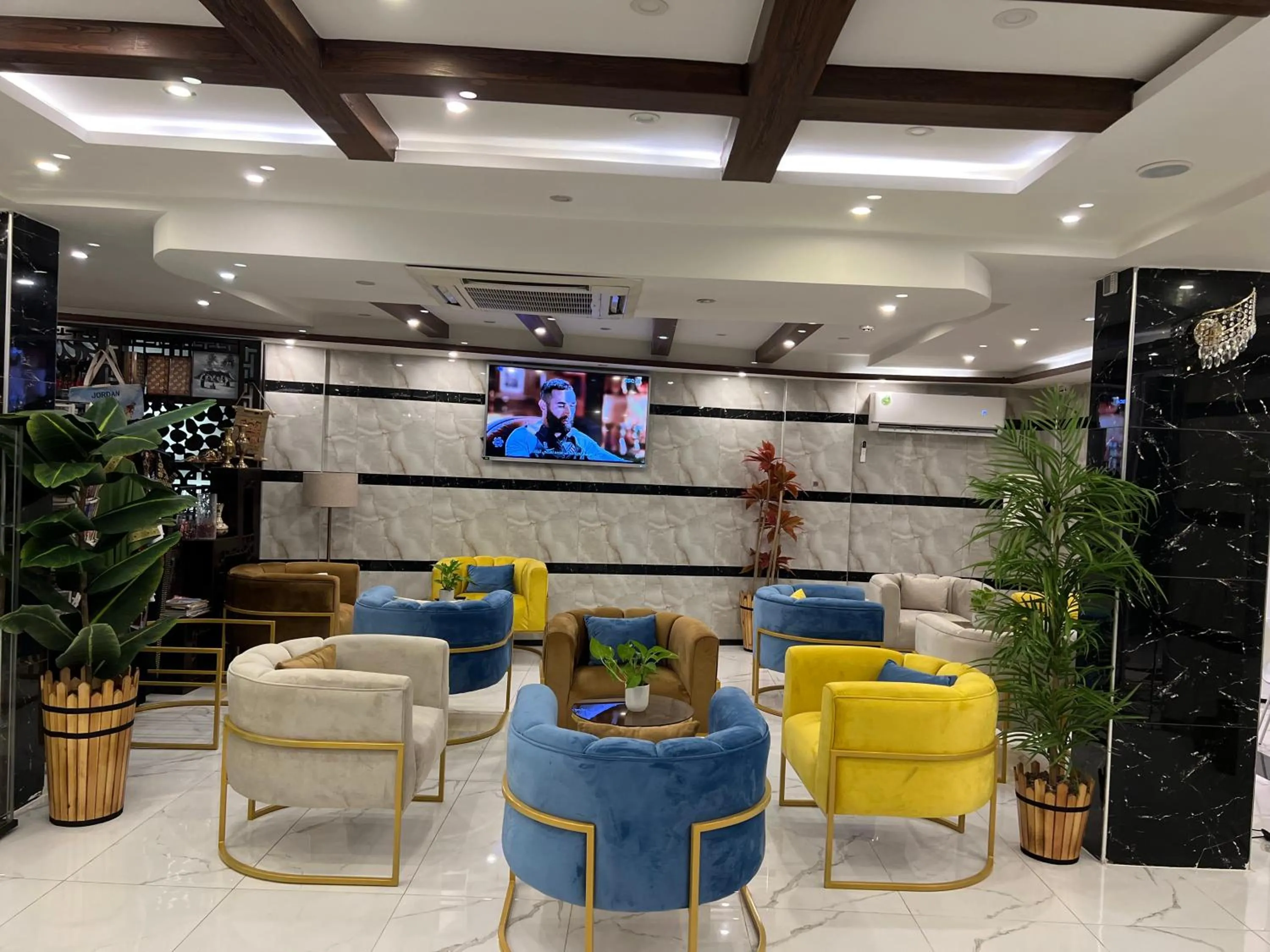 Lobby or reception in P Quattro Relax Hotel