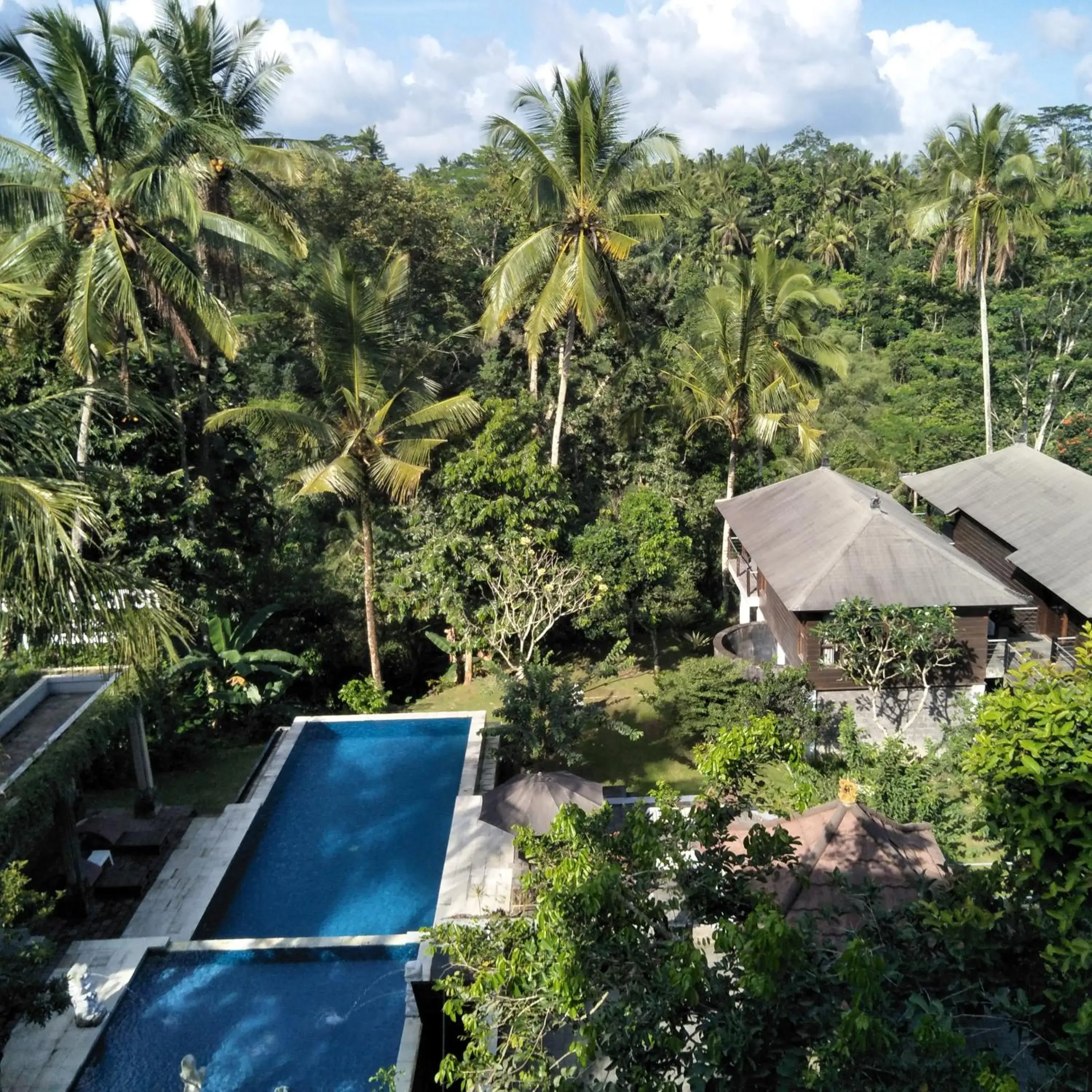 Swimming pool in Puri Saron Hotel Madangan - Gianyar Swimming pool in Puri Saron Hotel Madangan - Gianyar