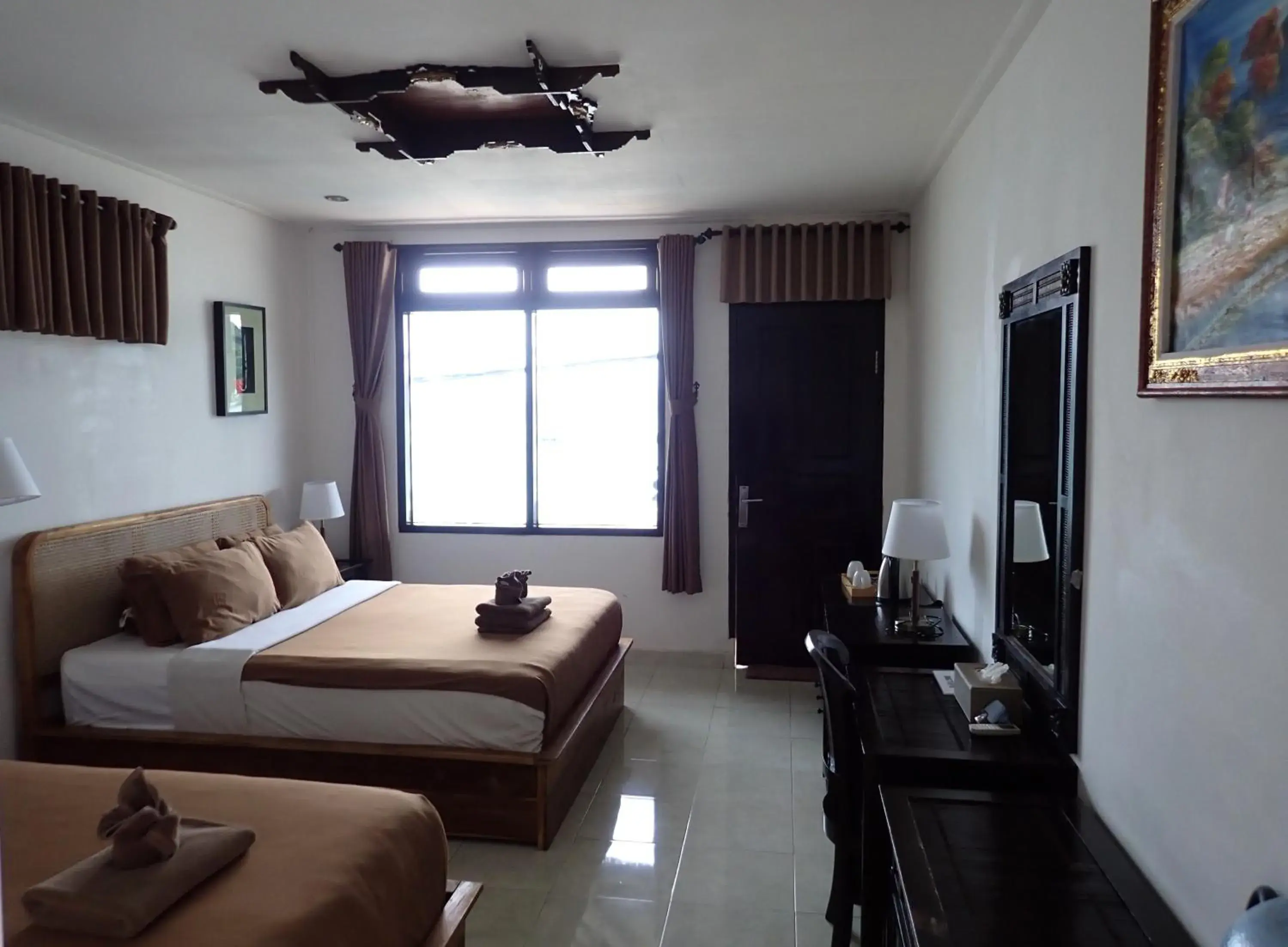 Coffee/tea facilities, Bed in Absolute Scuba Bali Dive Resort Coffee/tea facilities, Bed in Absolute Scuba Bali Dive Resort