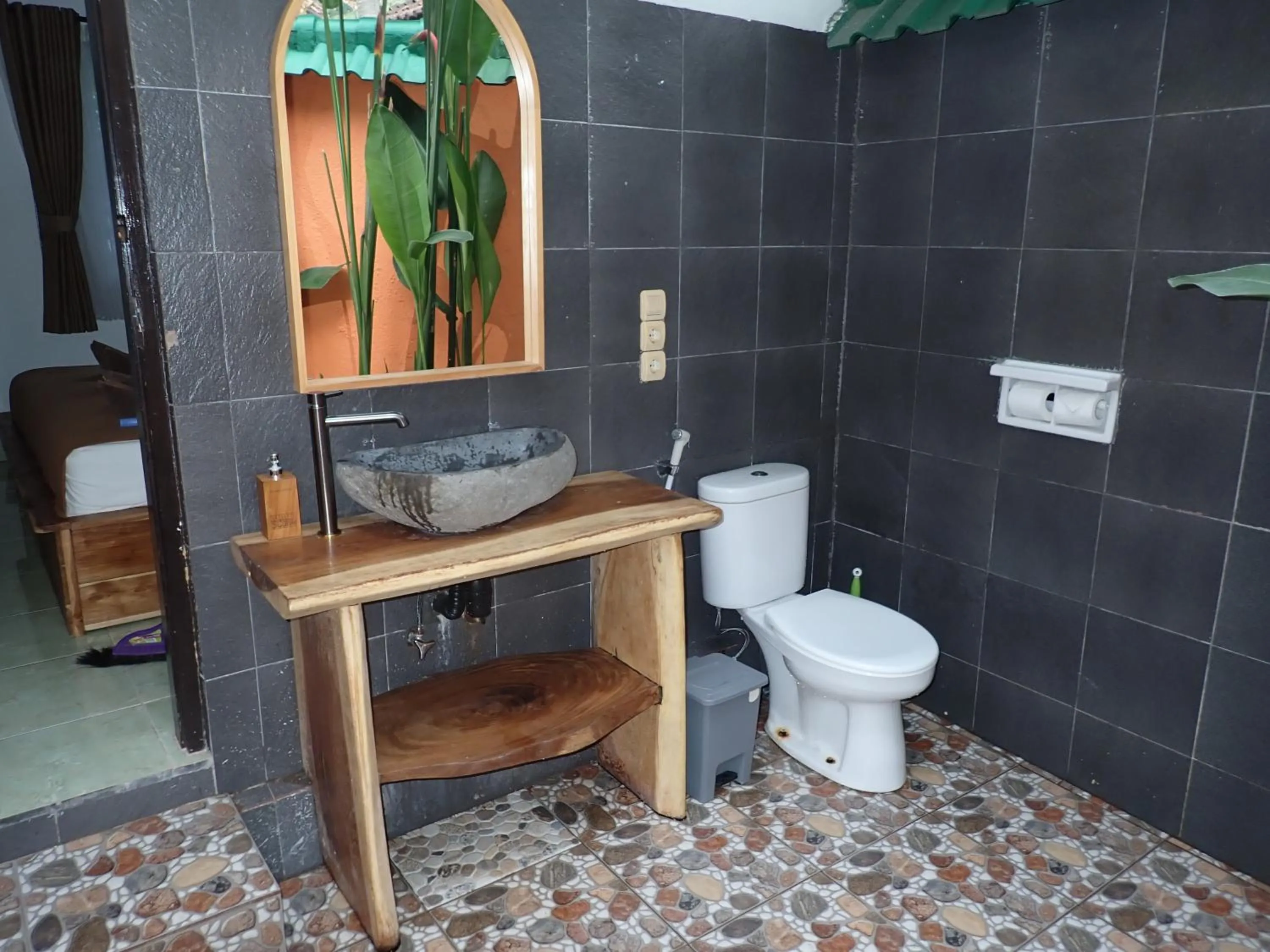 Open Air Bath in Absolute Scuba Bali Dive Resort