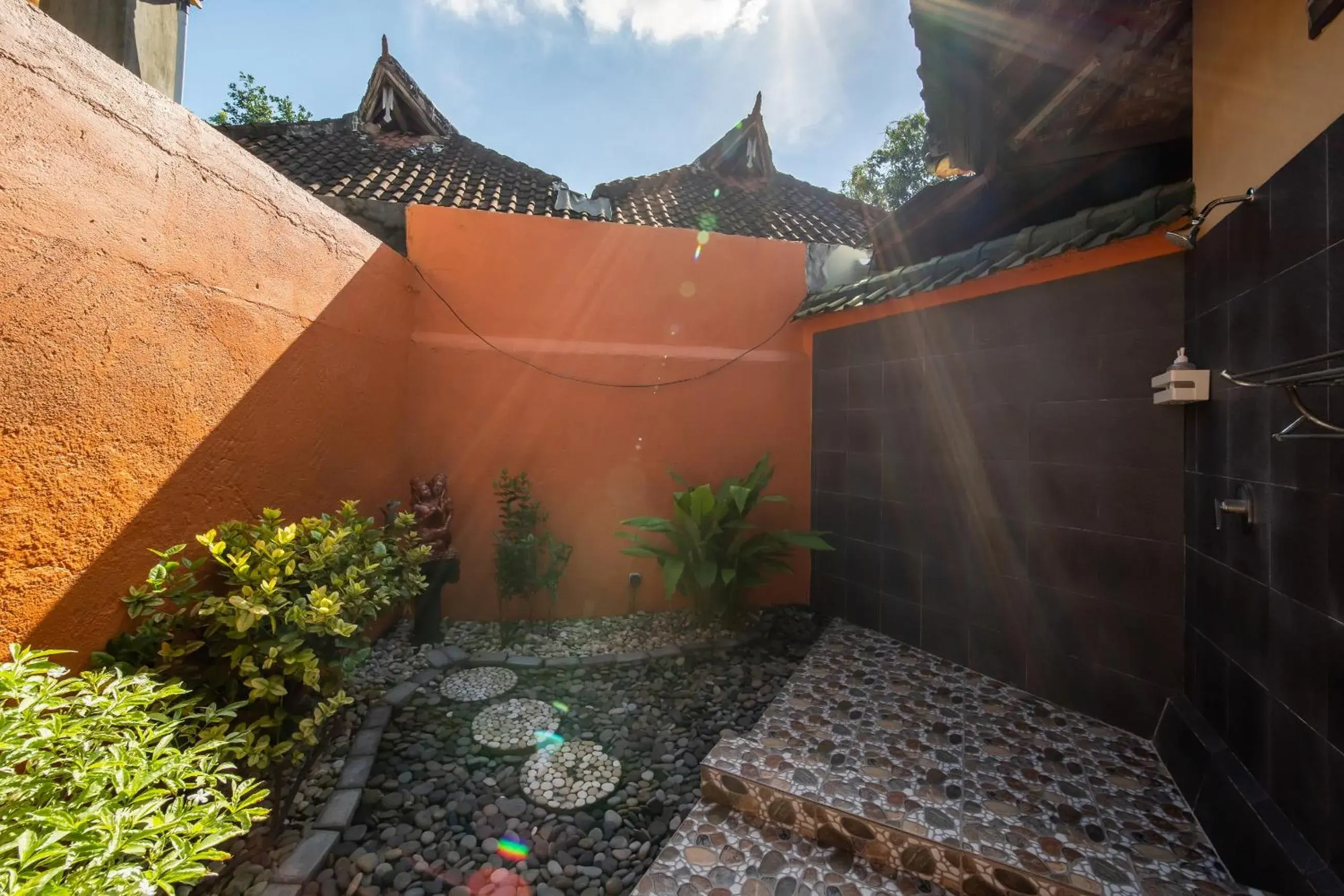 Bathroom in Absolute Scuba Bali Dive Resort Bathroom in Absolute Scuba Bali Dive Resort