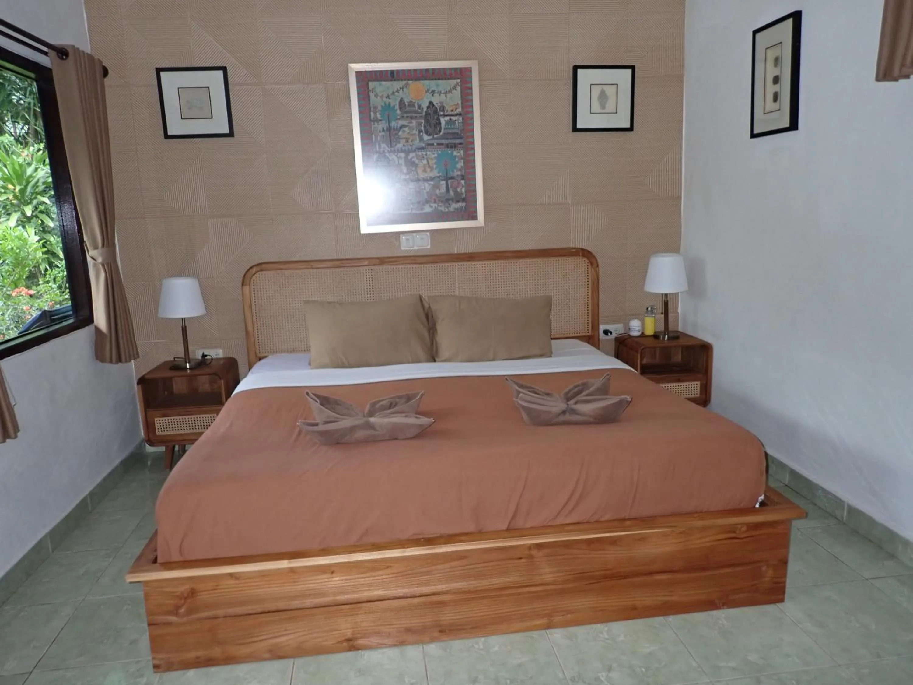 Restaurant/places to eat, Bed in Absolute Scuba Bali Dive Resort