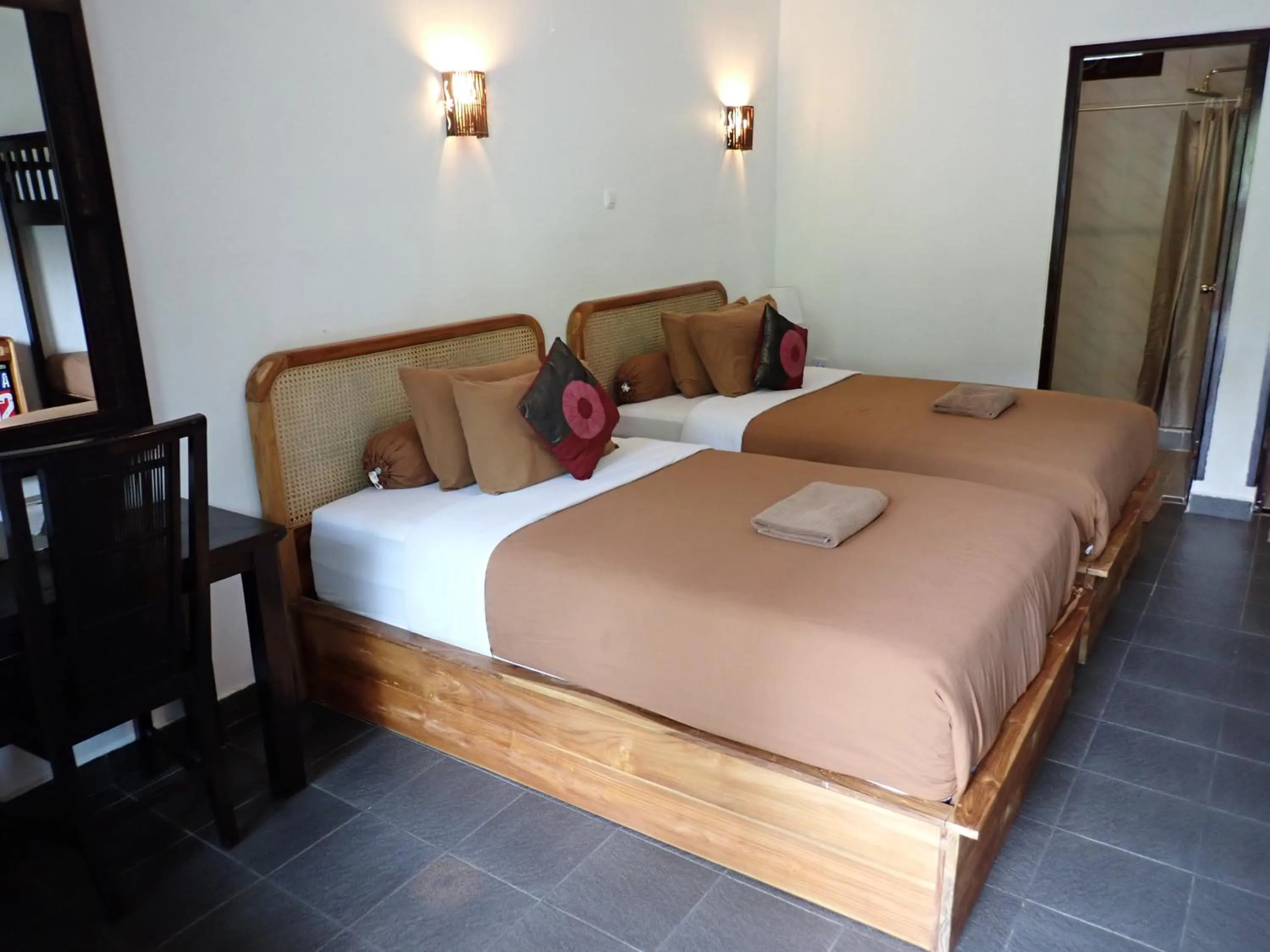 Coffee/tea facilities, Bed in Absolute Scuba Bali Dive Resort