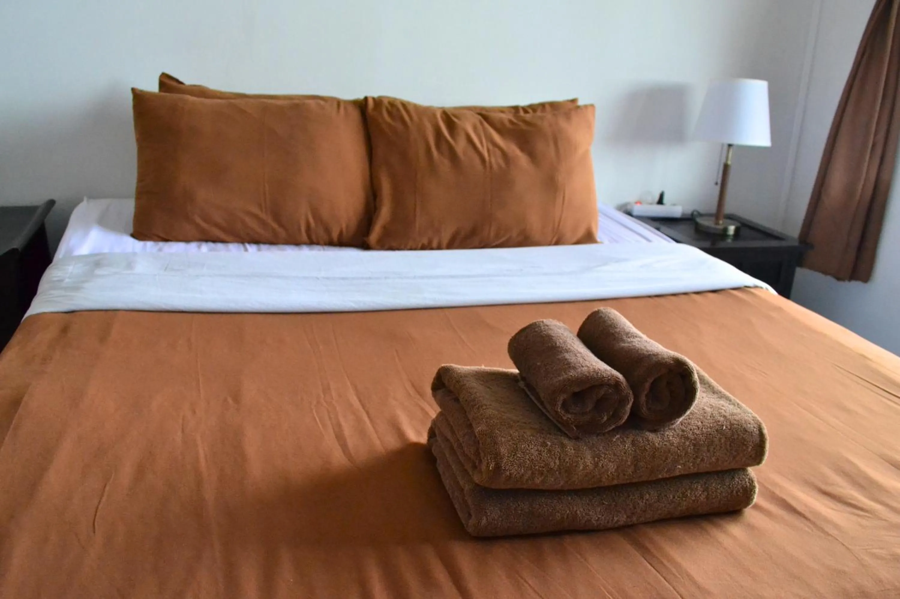 Bed in Absolute Scuba Bali Dive Resort