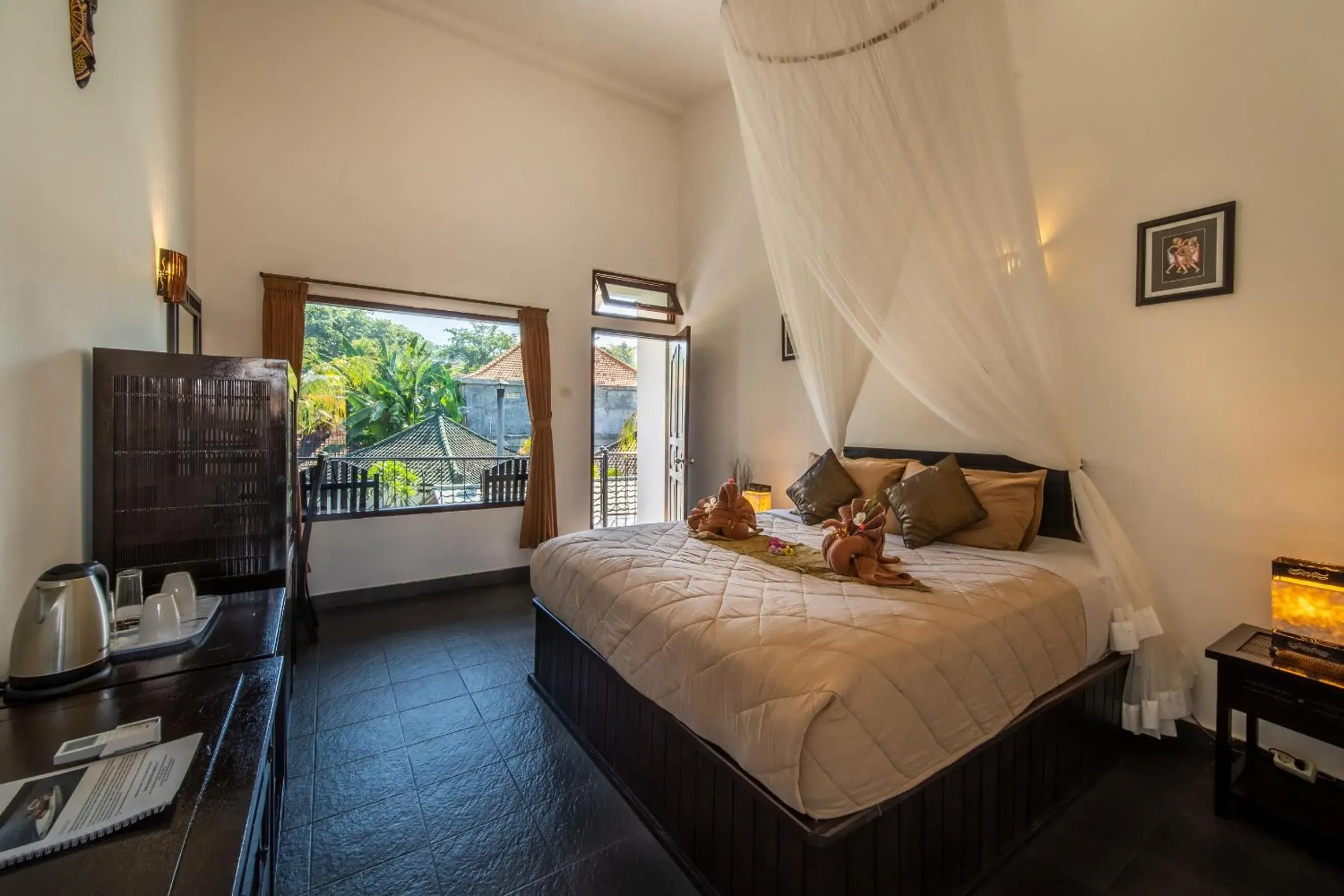 Deluxe Double Room with Private Balcony and Partial Sea View in Absolute Scuba Bali Dive Resort Deluxe Double Room with Private Balcony and Partial Sea View in Absolute Scuba Bali Dive Resort
