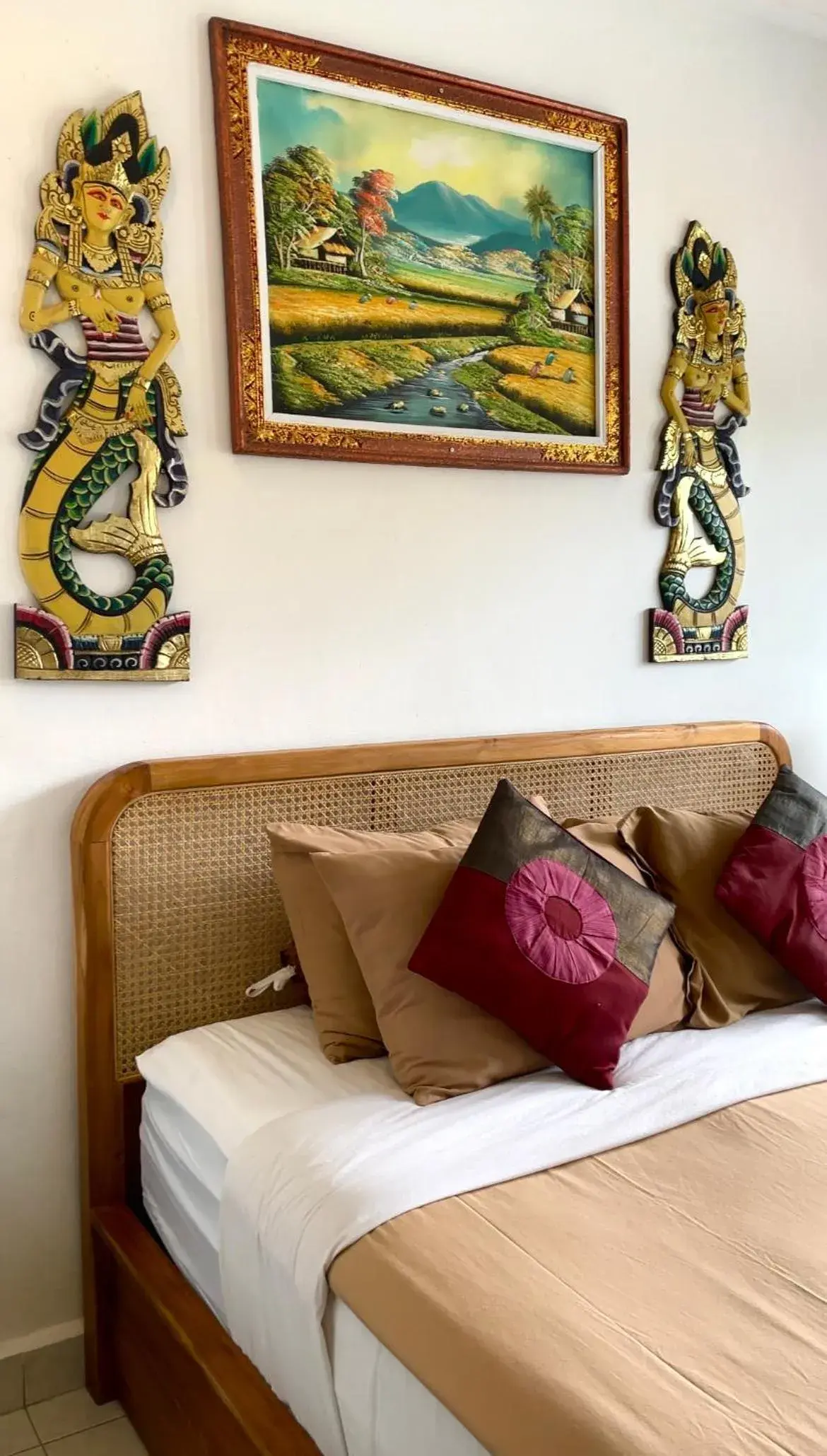 air conditioner, Bed in Absolute Scuba Bali Dive Resort air conditioner, Bed in Absolute Scuba Bali Dive Resort