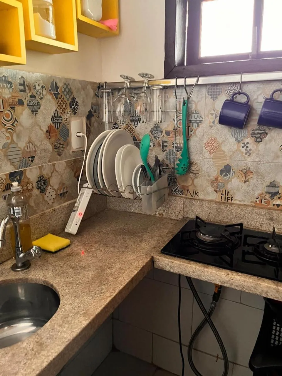 Kitchen or kitchenette in Praia Comprida Flats