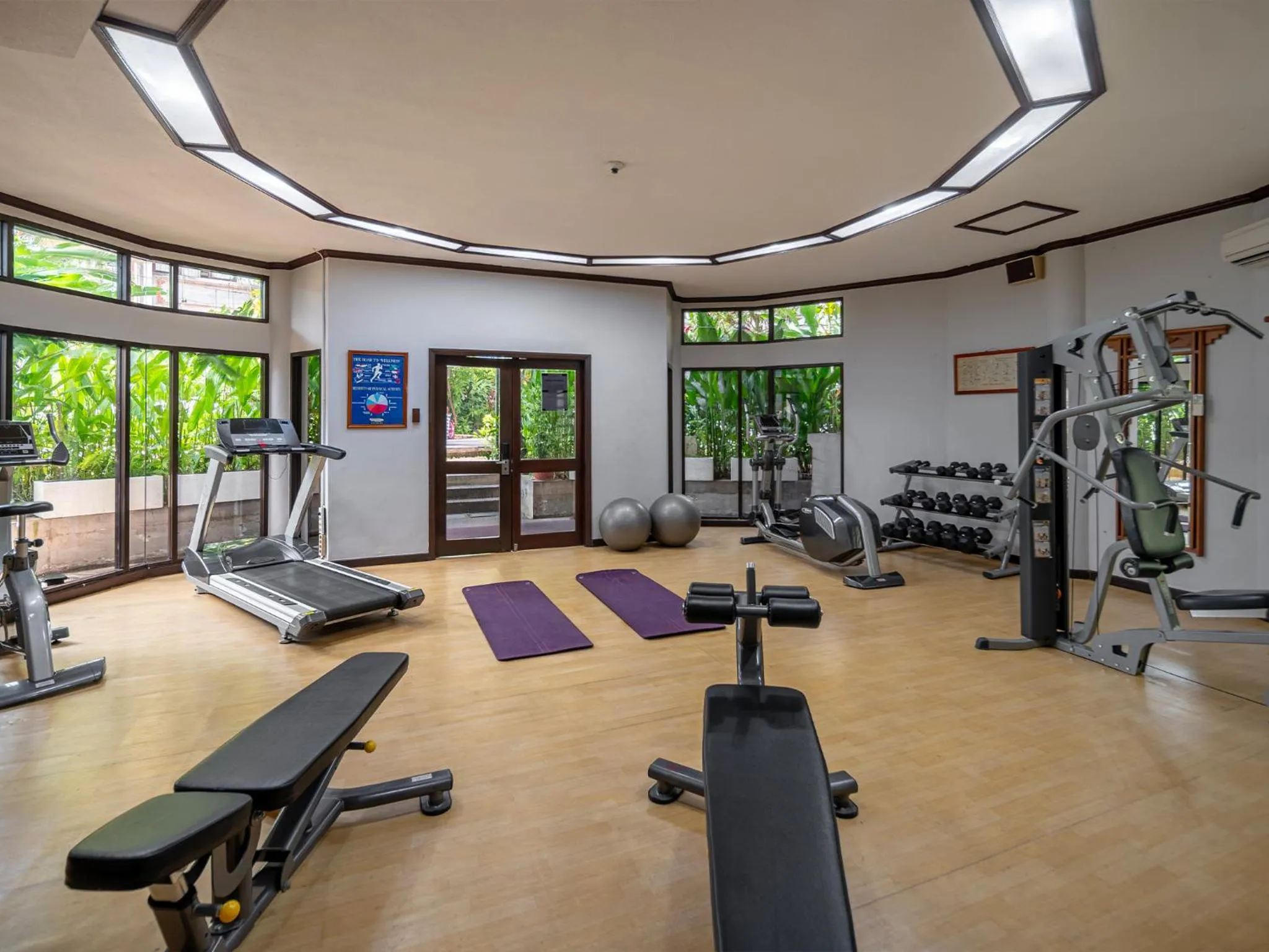 Fitness centre/facilities in Prime Plaza Suites Sanur – Bali