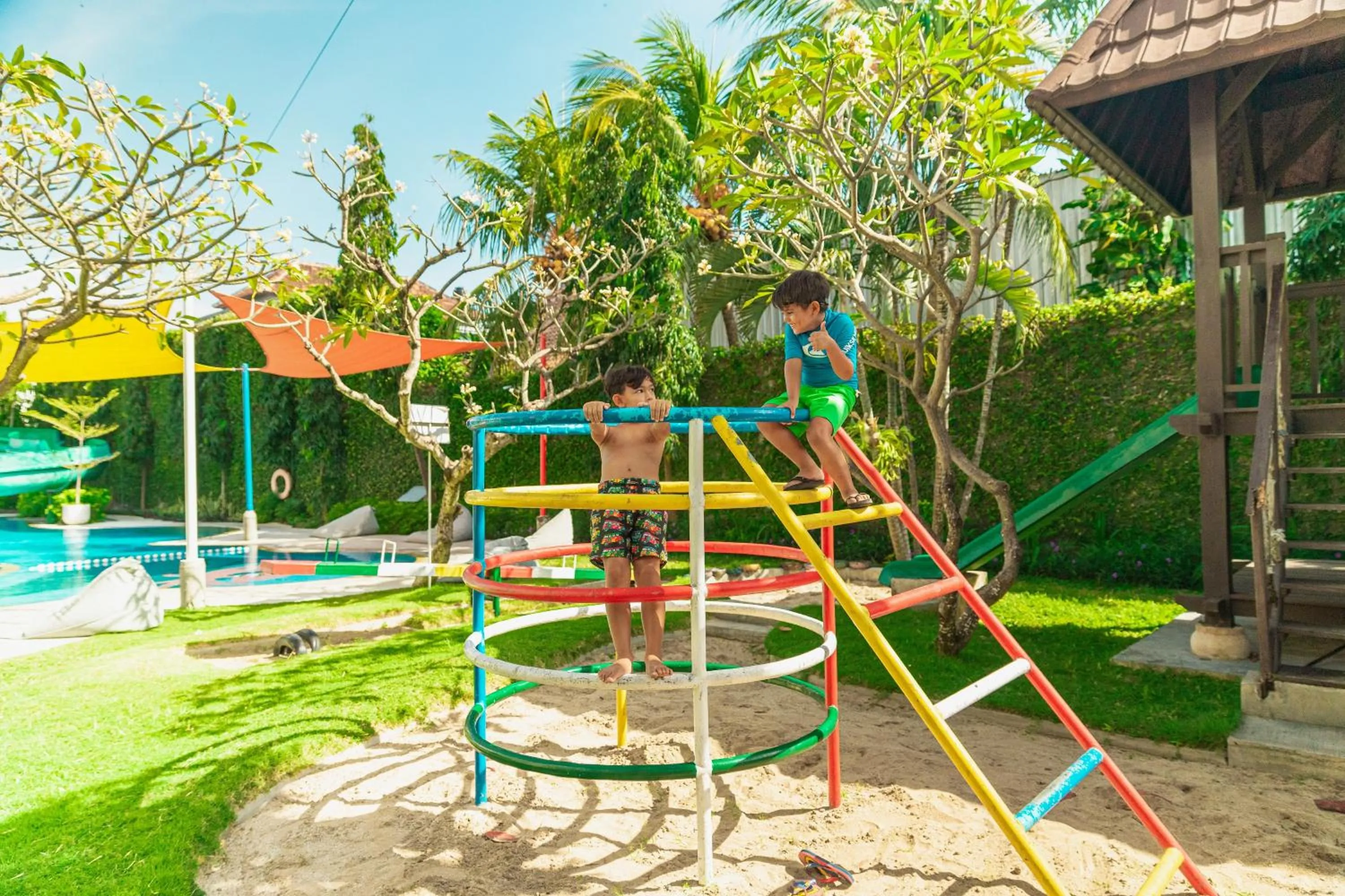Children play ground in Prime Plaza Suites Sanur – Bali