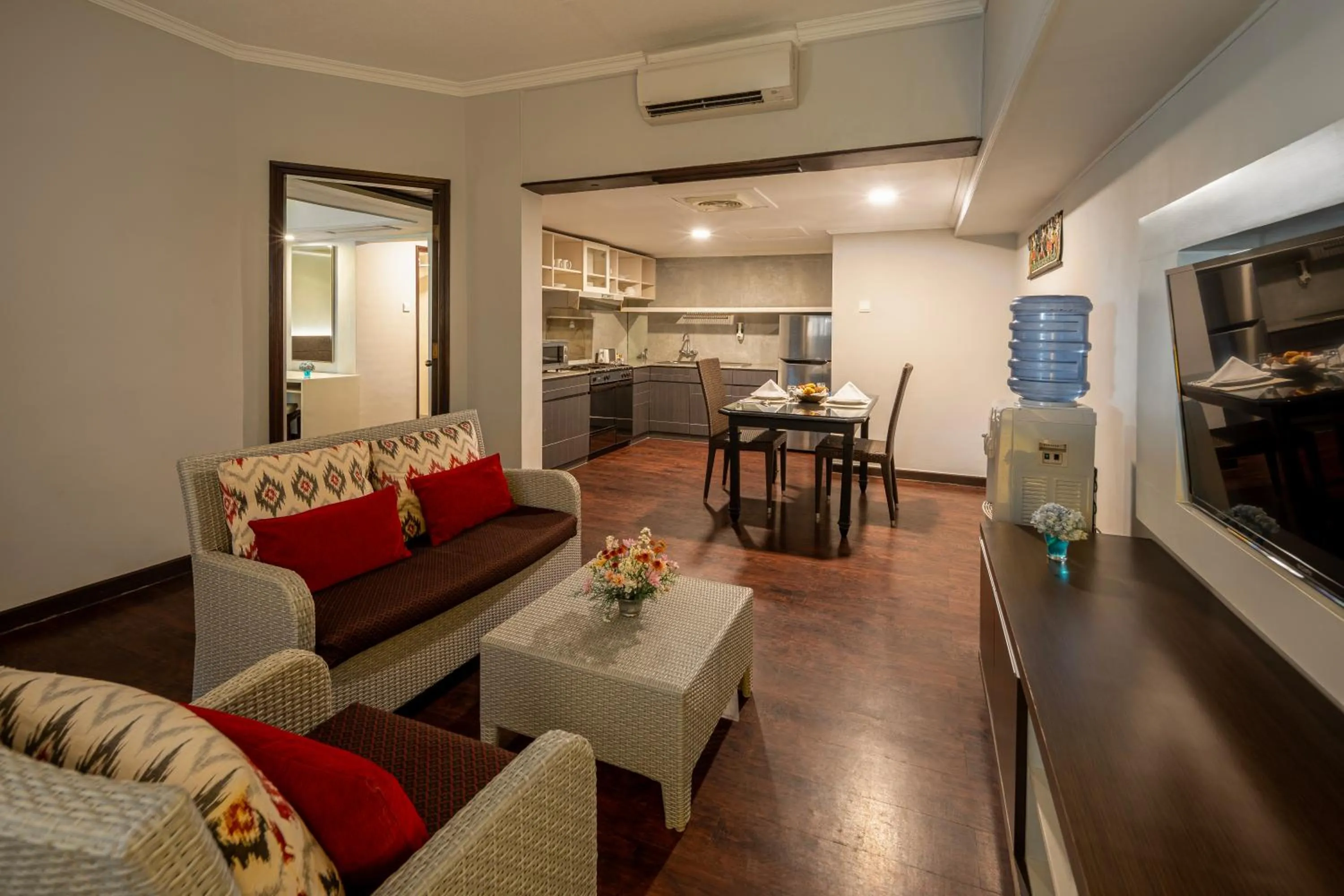 Living room in Prime Plaza Suites Sanur – Bali