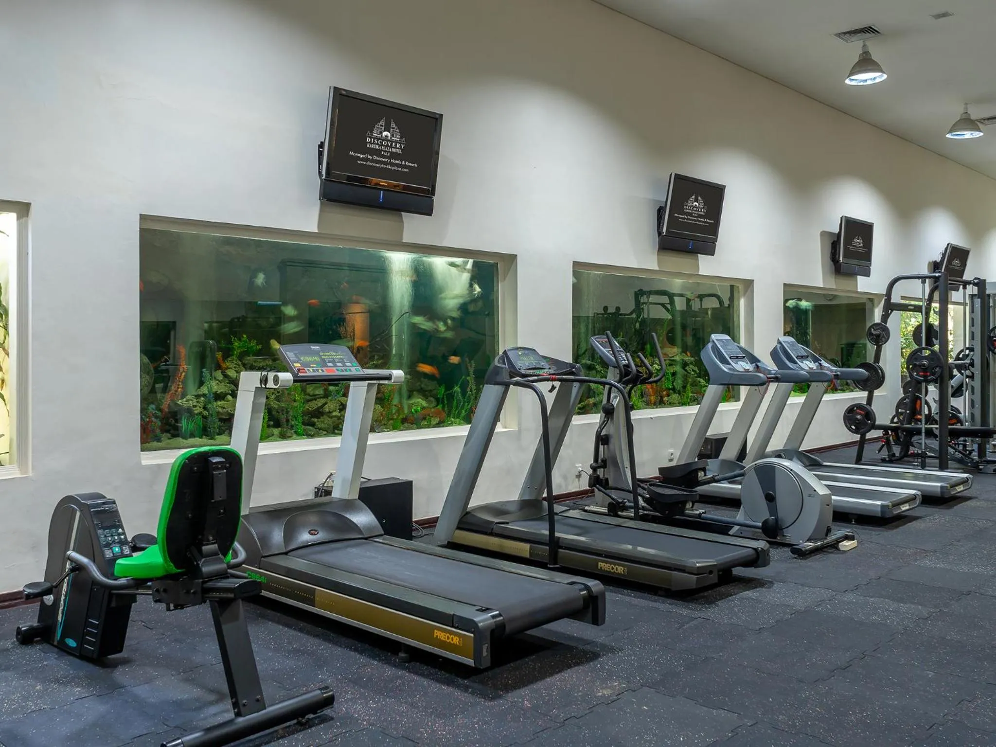 Fitness centre/facilities in Discovery Kartika Plaza Hotel