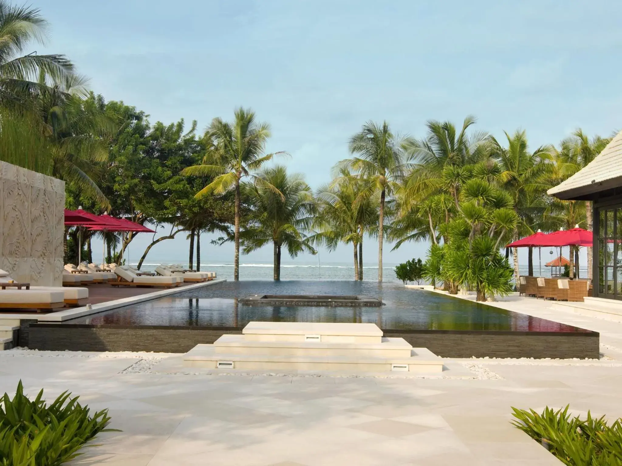 Swimming pool in The Royal Santrian Swimming pool in The Royal Santrian