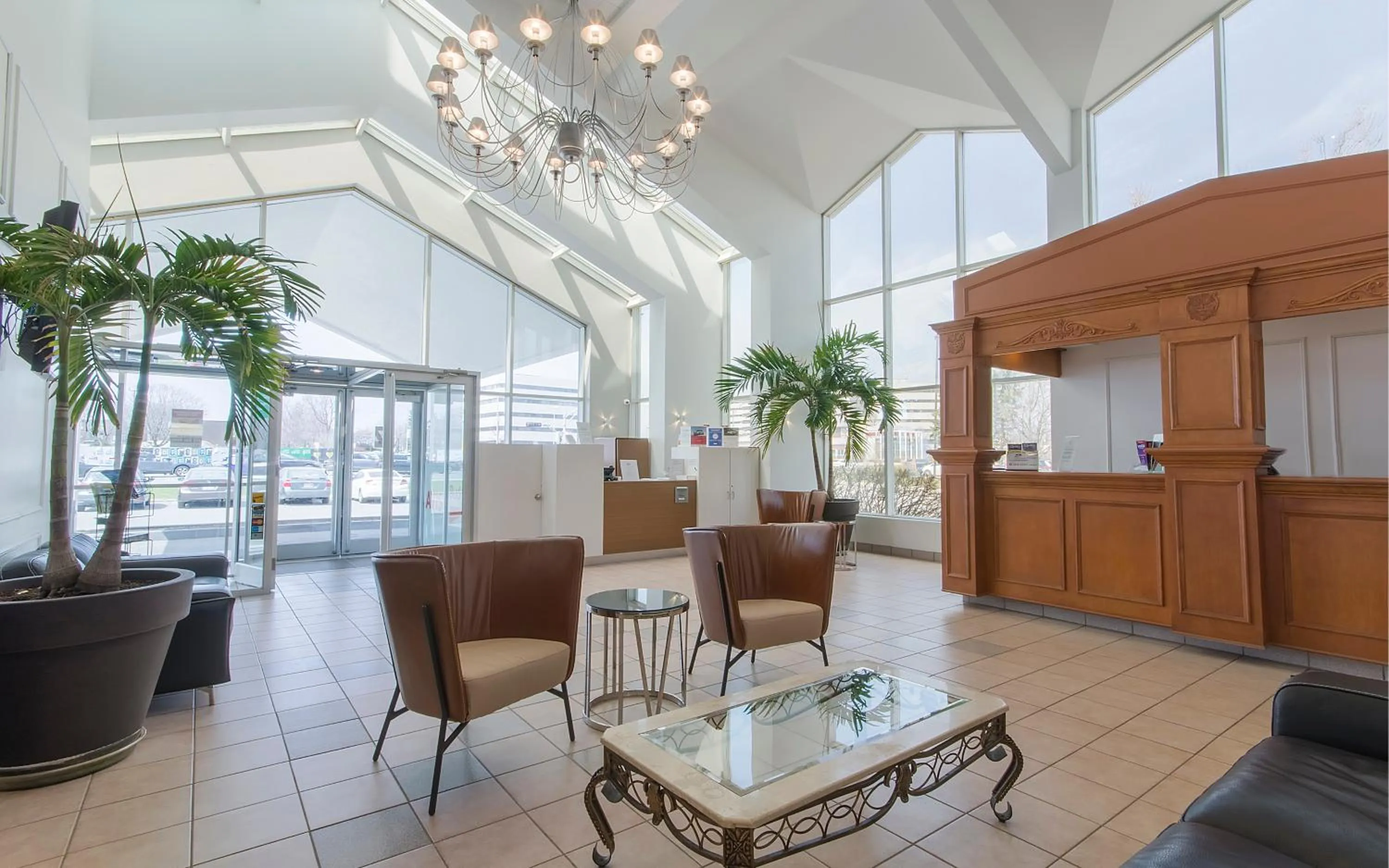 Lobby or reception in Auberge Québec