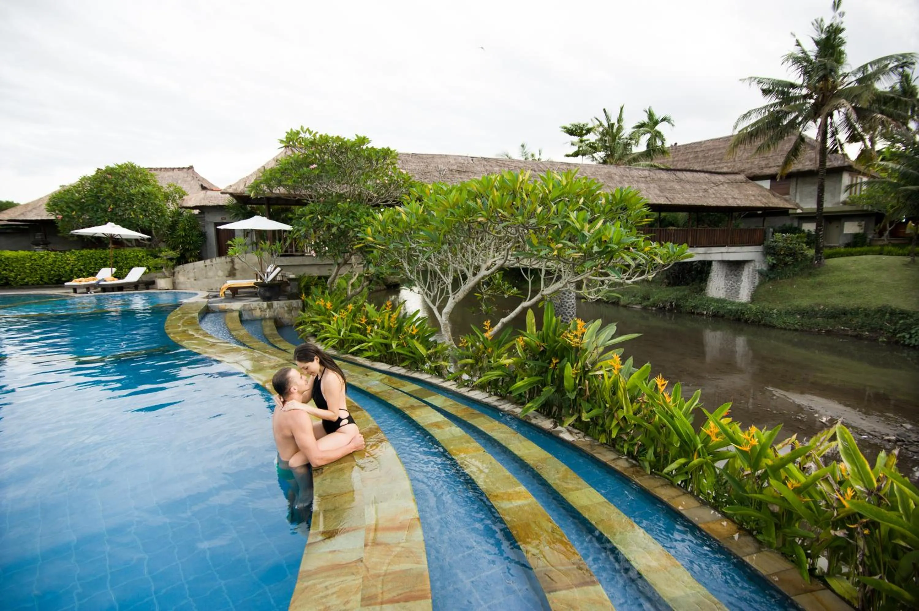 Pool view in Santi Mandala Villa & Spa
