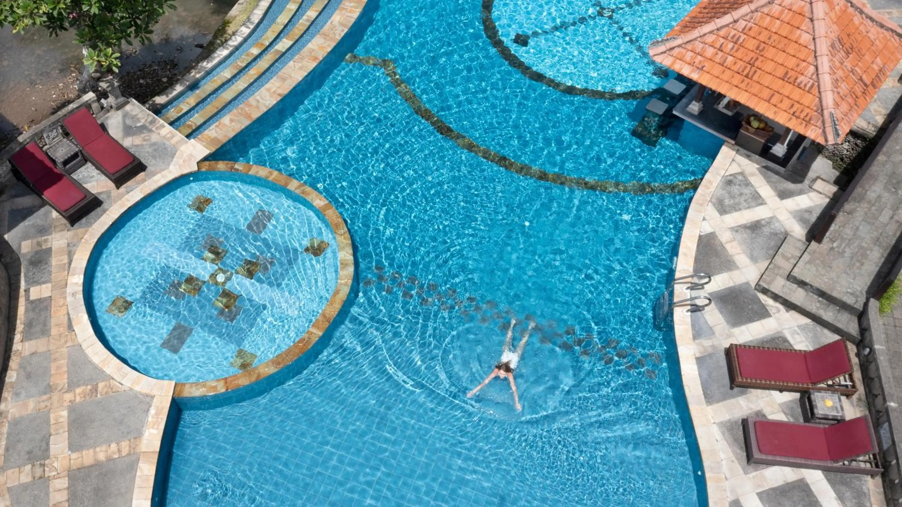 Swimming pool in Santi Mandala Villa & Spa