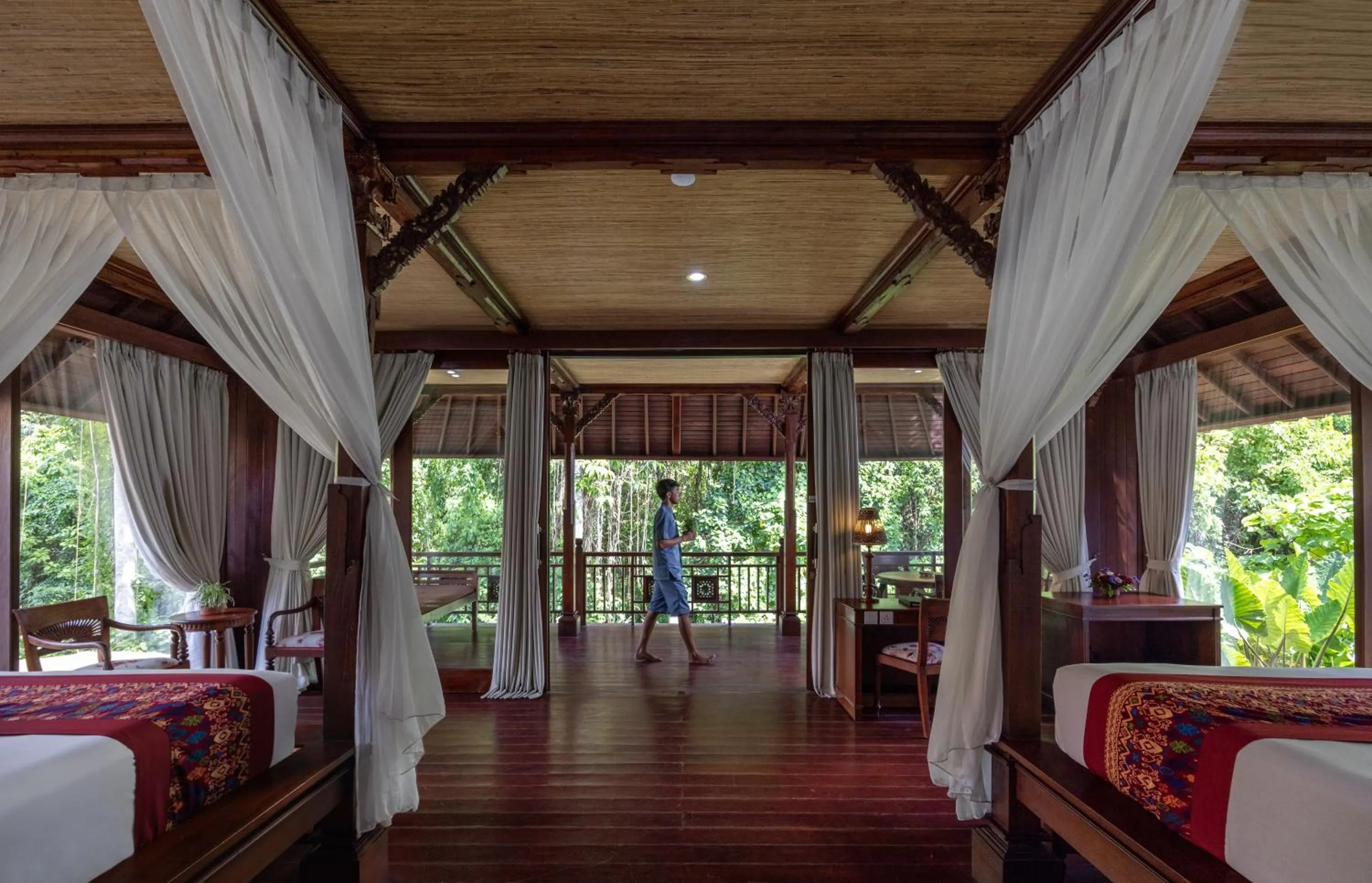 Property building, Bed in Santi Mandala Villa & Spa