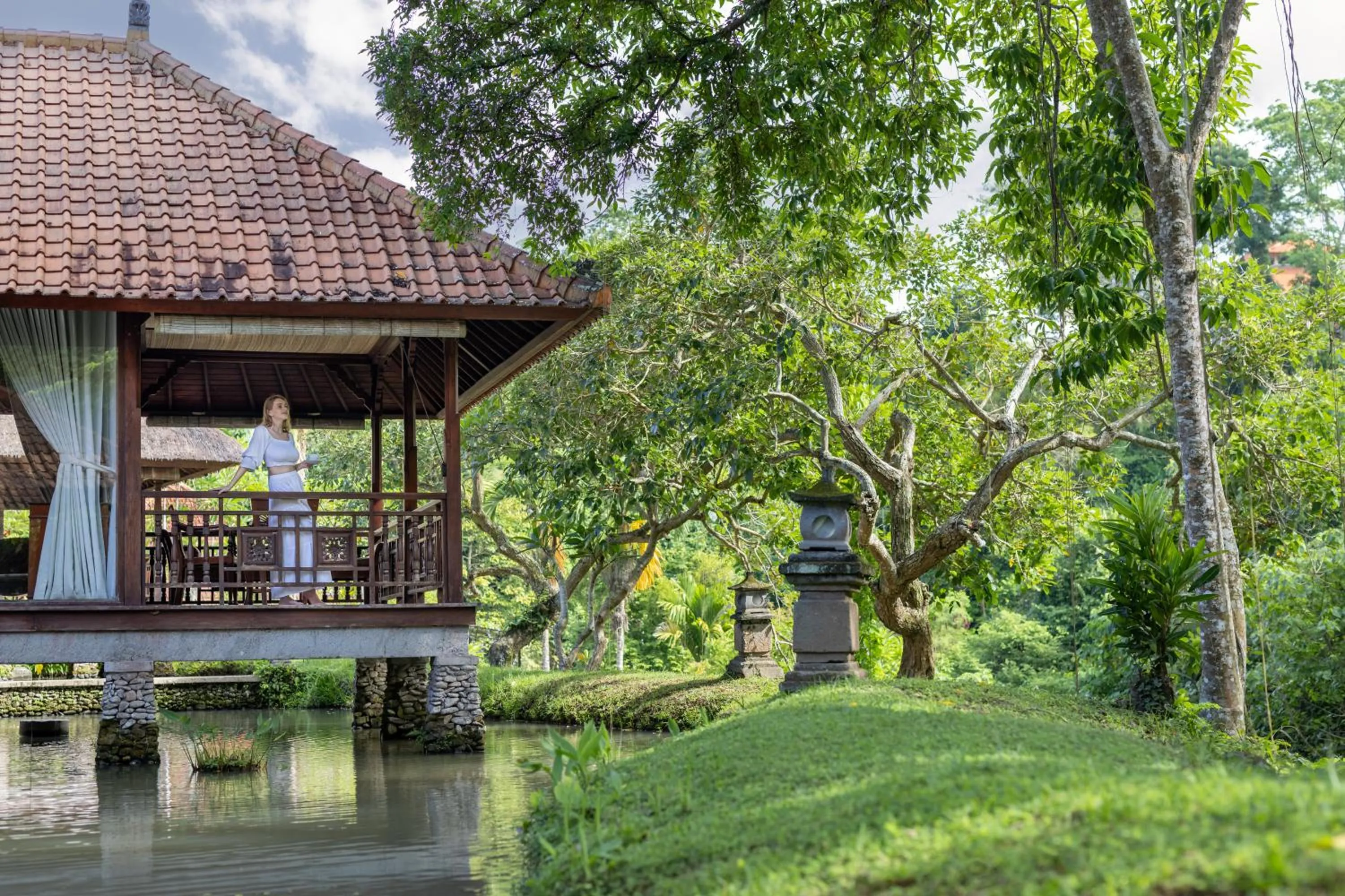 Garden view in Santi Mandala Villa & Spa