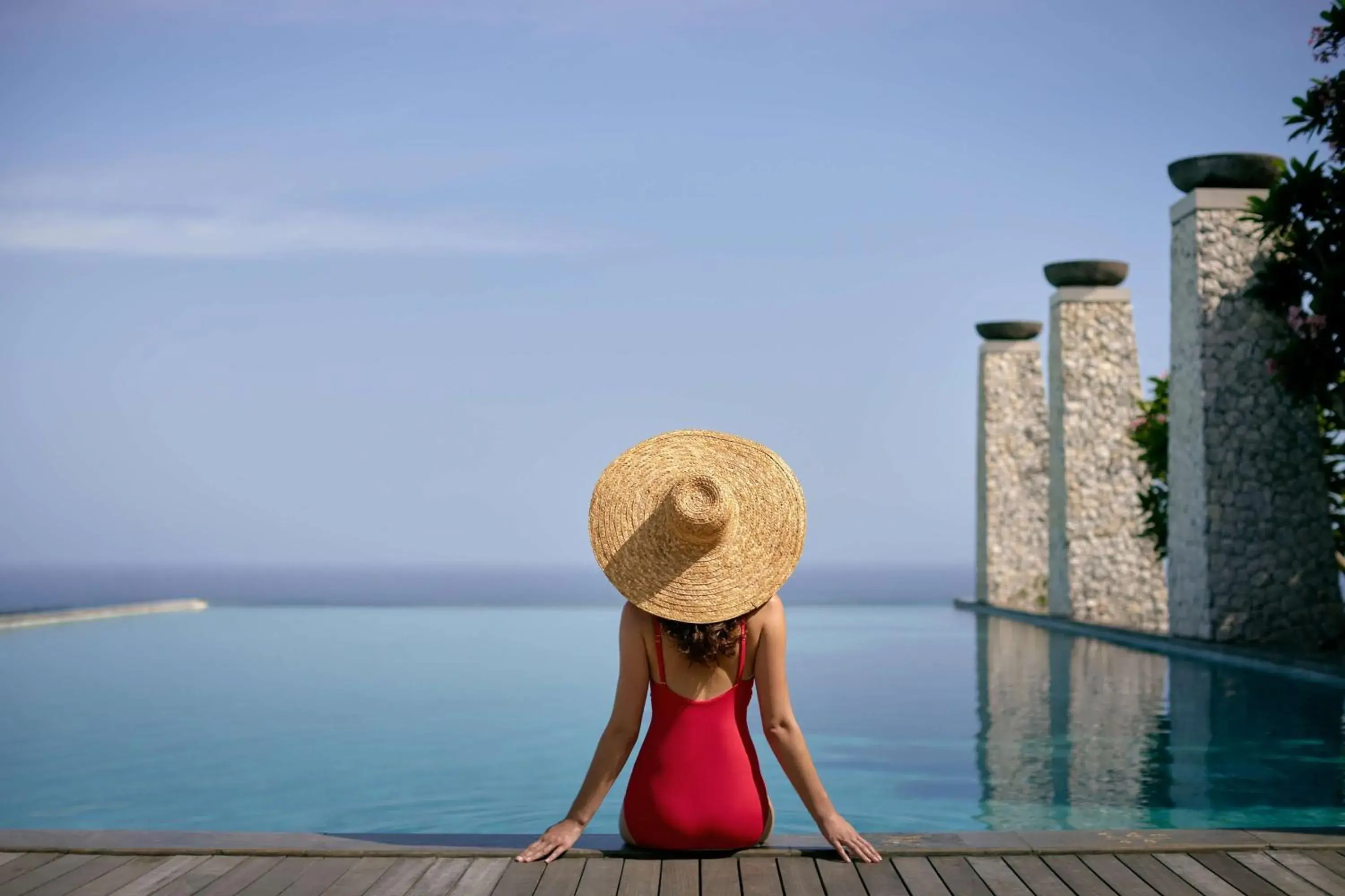 Swimming pool in Umana Bali, LXR Hotels & Resorts by Hilton Swimming pool in Umana Bali, LXR Hotels & Resorts by Hilton