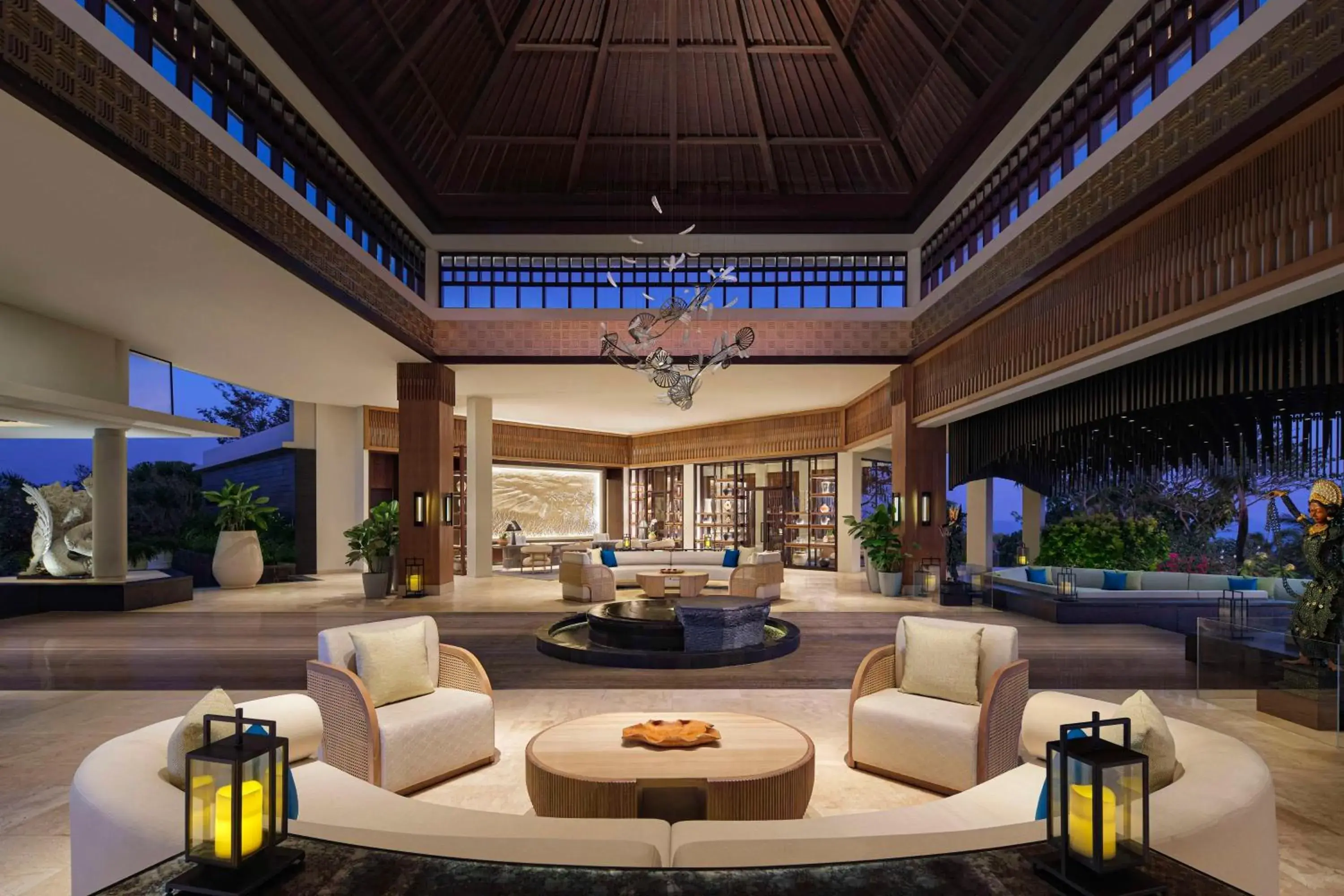 Lobby or reception in Umana Bali, LXR Hotels & Resorts by Hilton Lobby or reception in Umana Bali, LXR Hotels & Resorts by Hilton