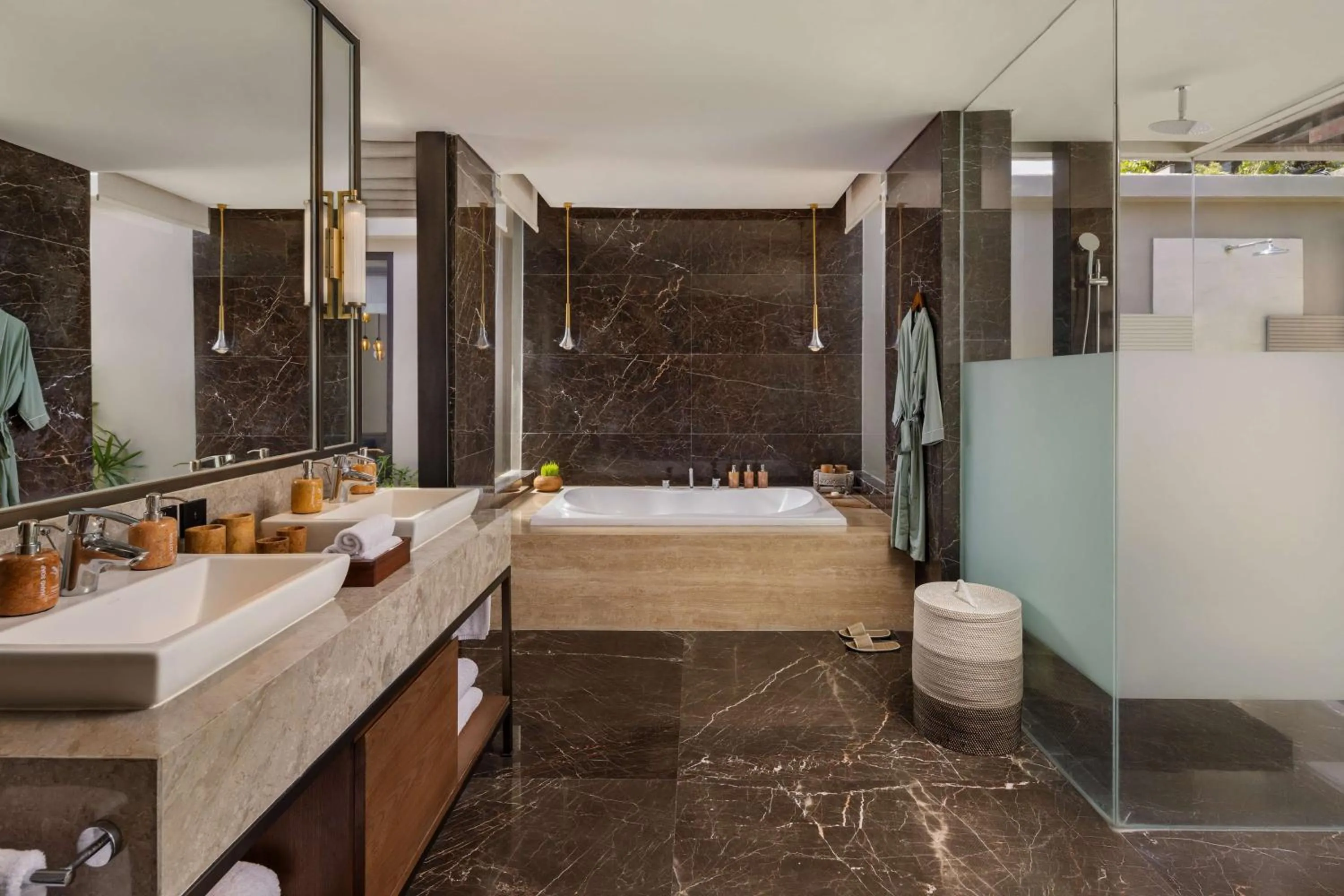 Bathroom in Umana Bali, LXR Hotels & Resorts