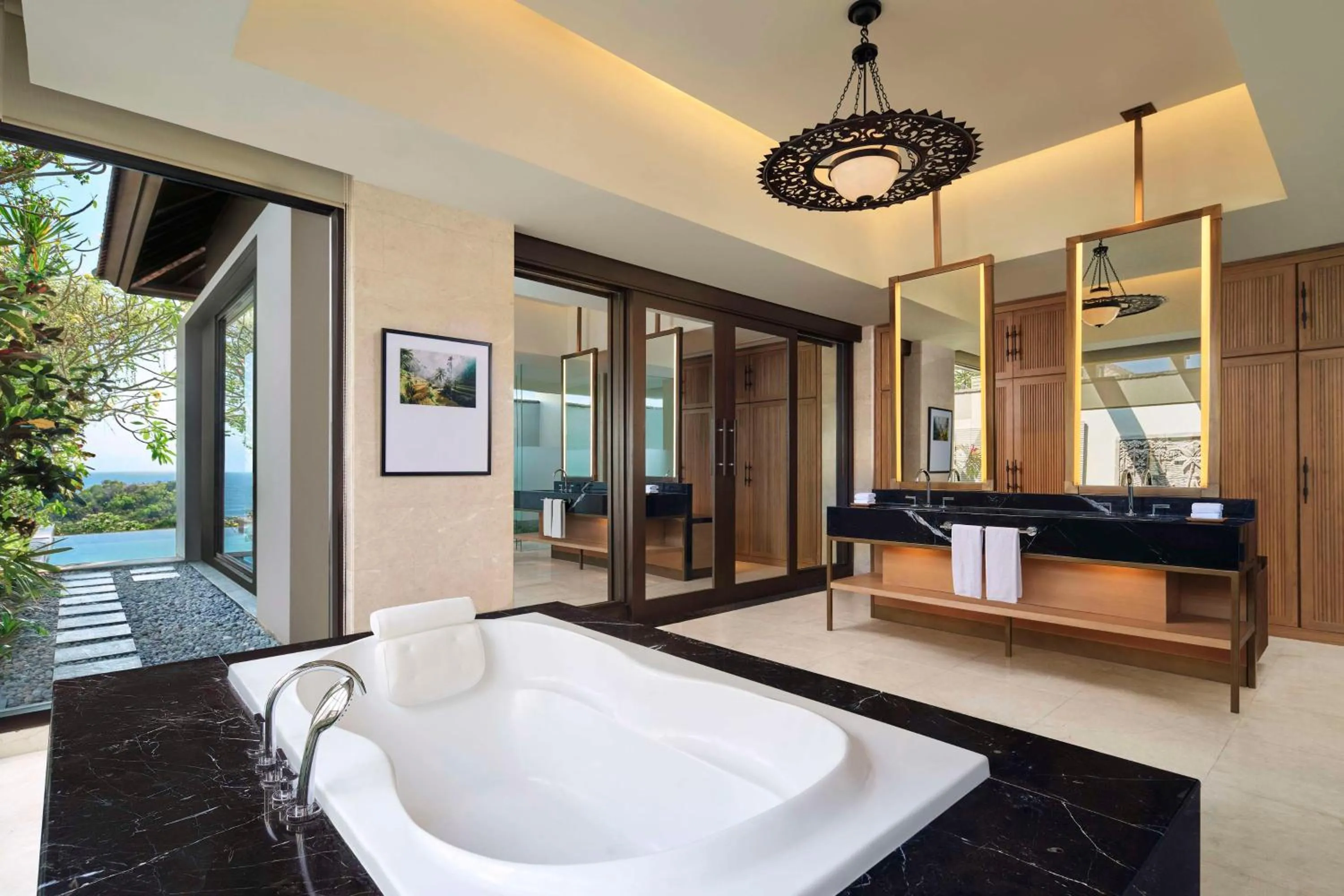 Bathroom in Umana Bali, LXR Hotels & Resorts