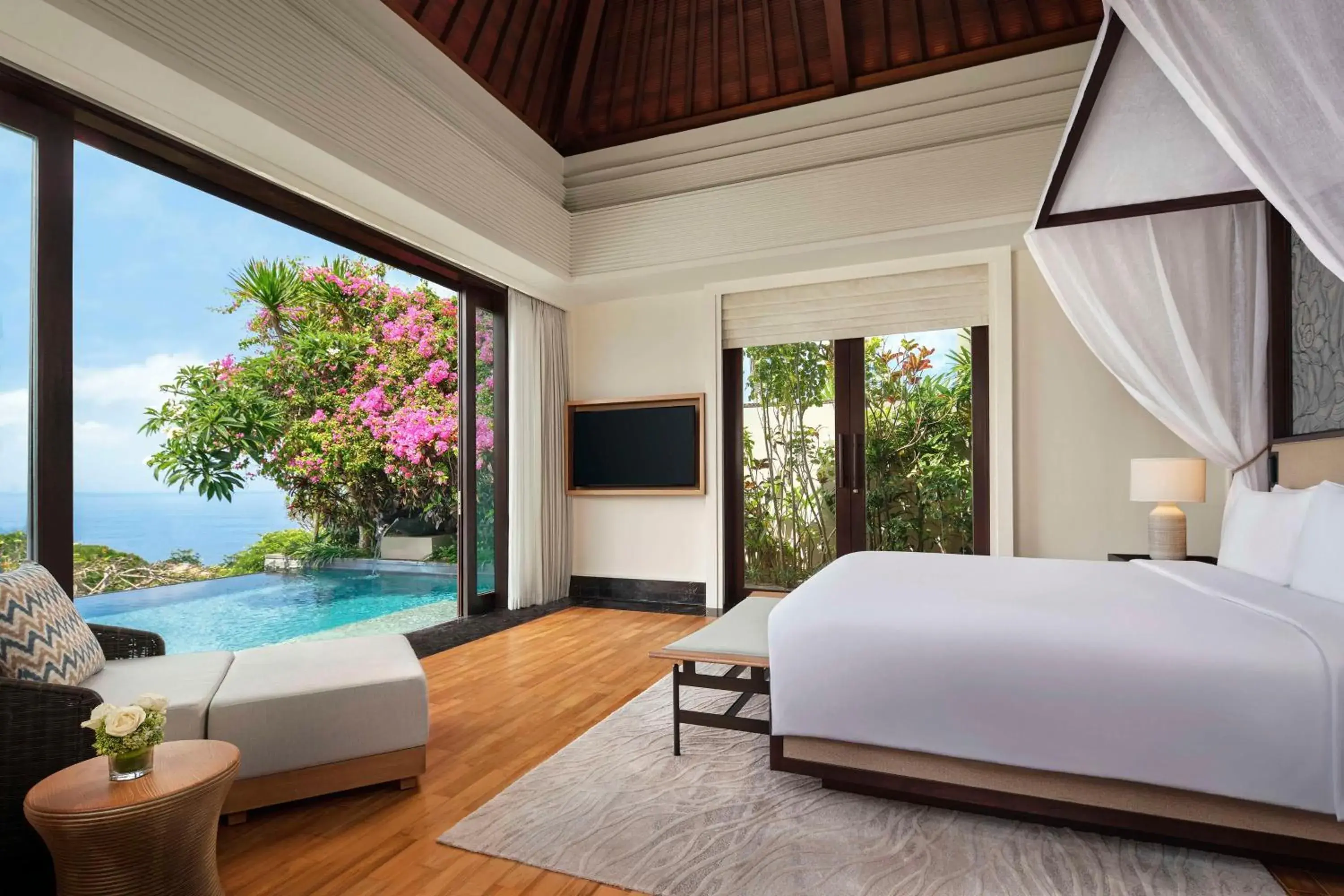 View (from property/room), Bed in Umana Bali, LXR Hotels & Resorts by Hilton View (from property/room), Bed in Umana Bali, LXR Hotels & Resorts by Hilton