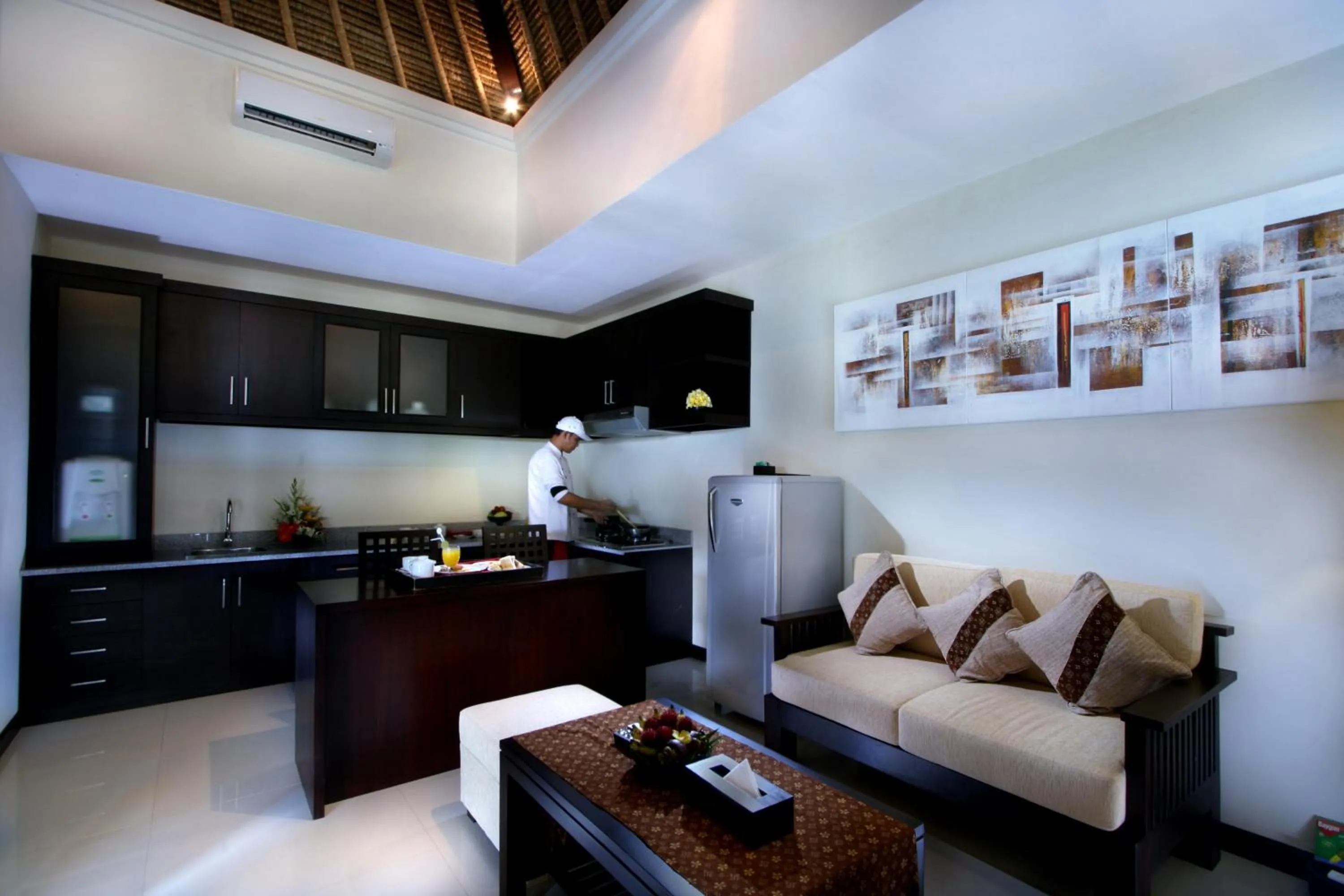 Living room in Bali Rich Villas