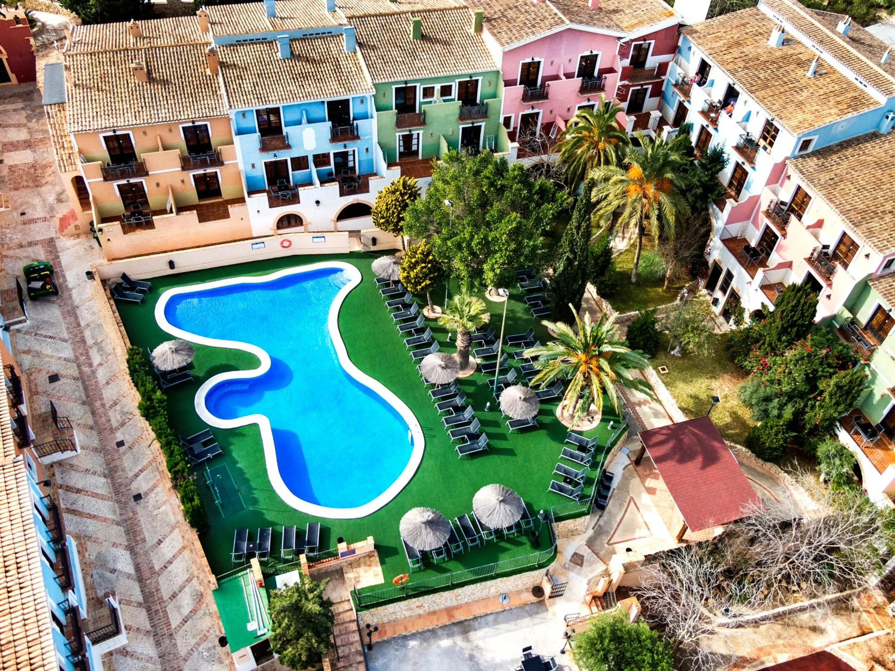 Decorative detail in Occidental Pueblo Acantilado