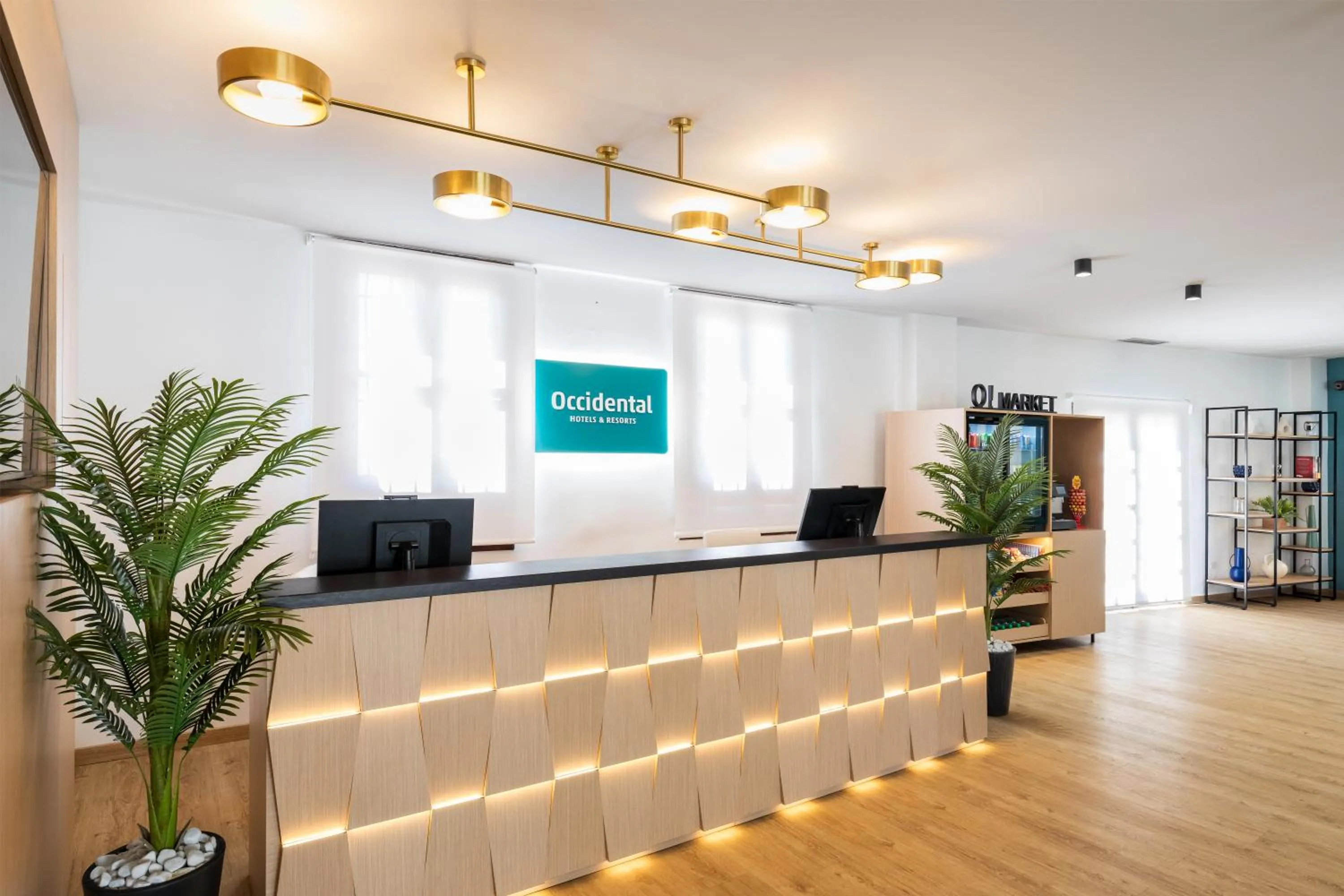 Lobby or reception in Occidental Pueblo Acantilado