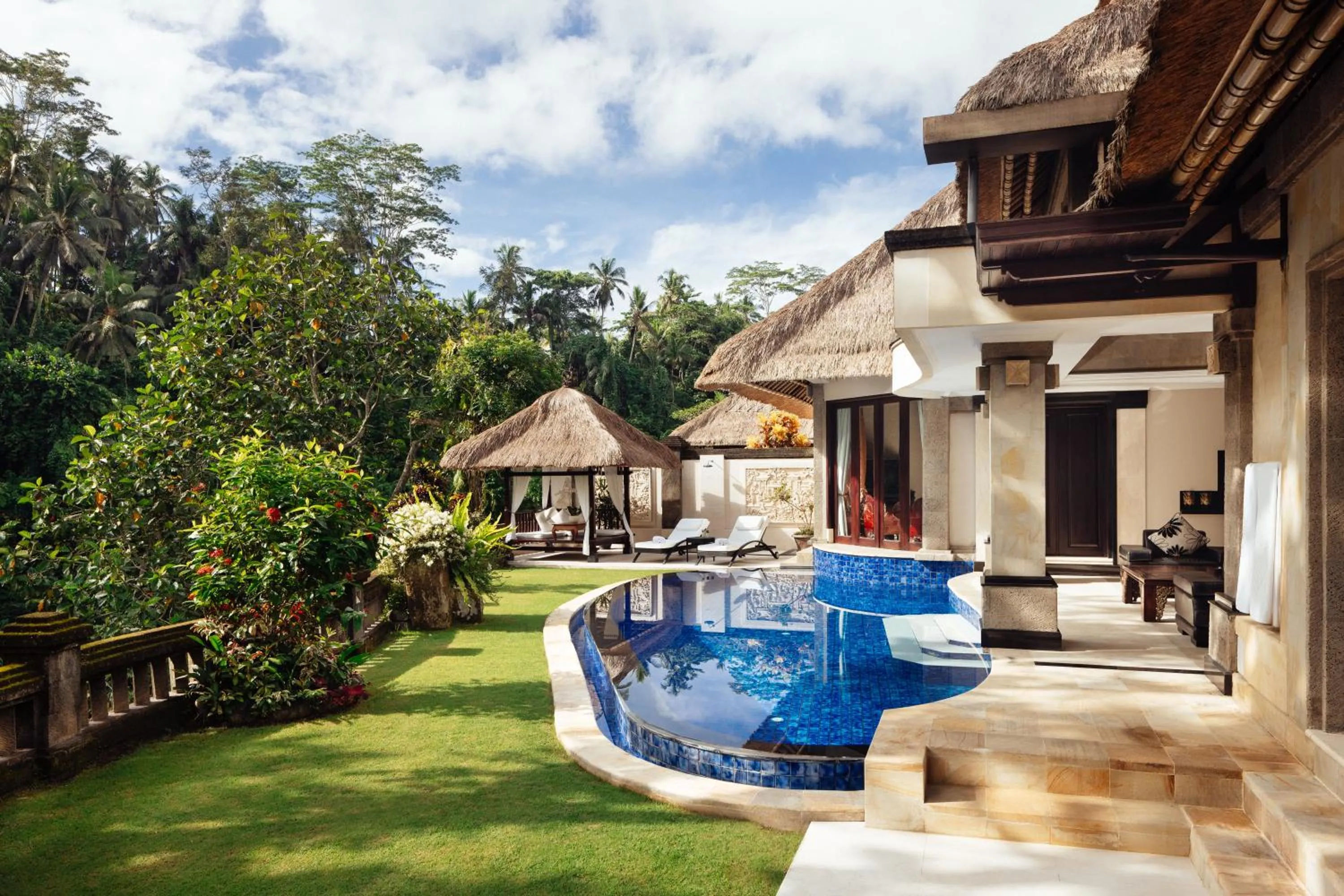 Pool view in Viceroy Bali
