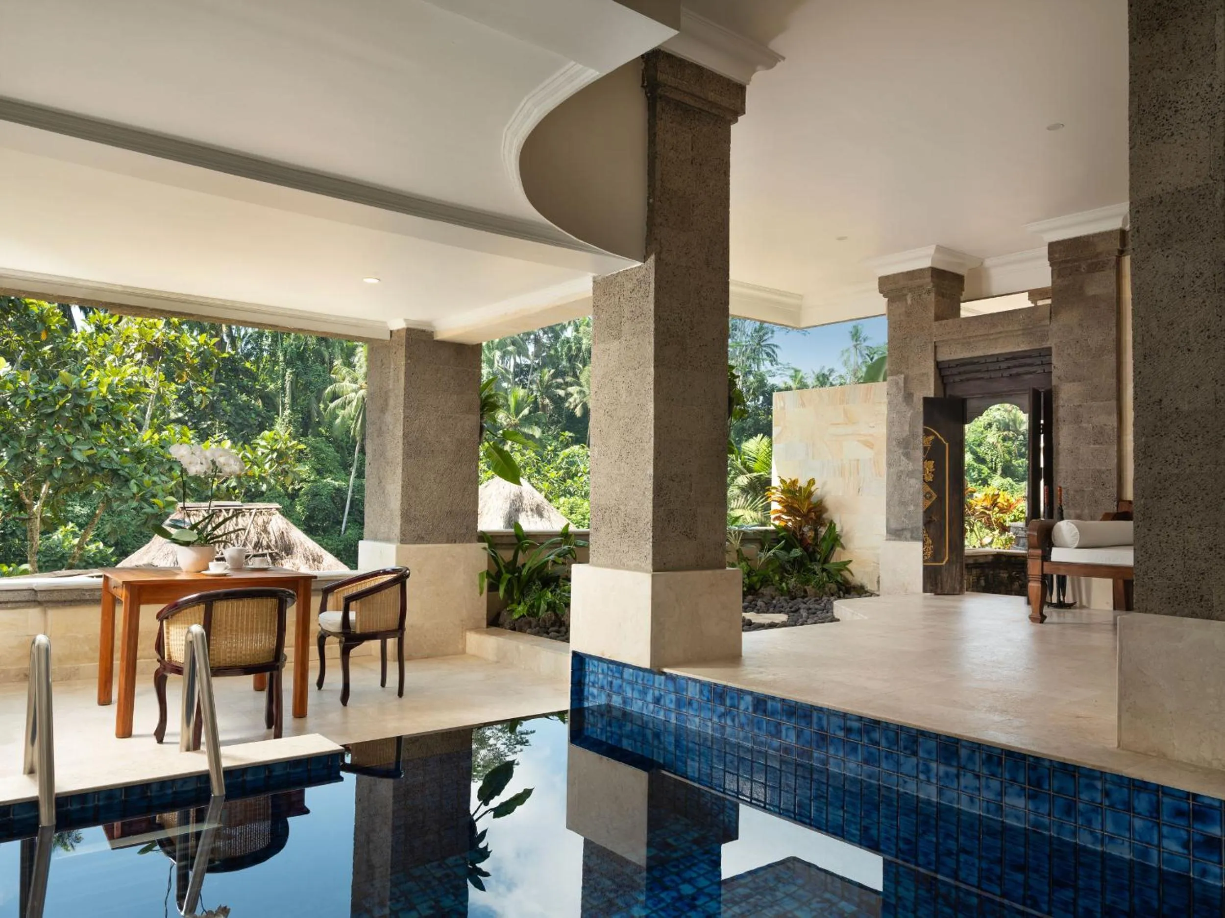 Pool view in Viceroy Bali