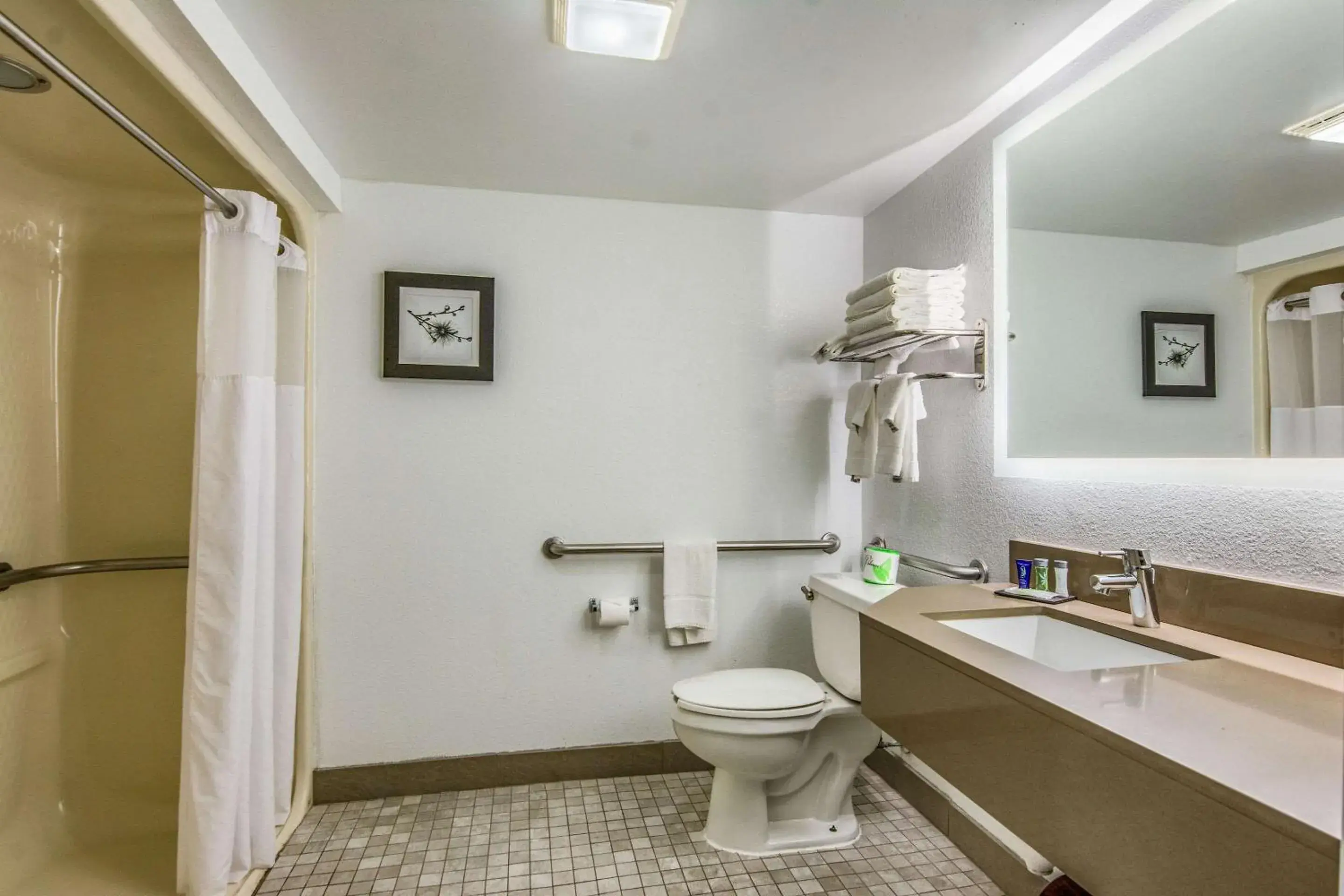 Bathroom in Sleep Inn Fort Mill near Carowinds Blvd Bathroom in Sleep Inn Fort Mill near Carowinds Blvd