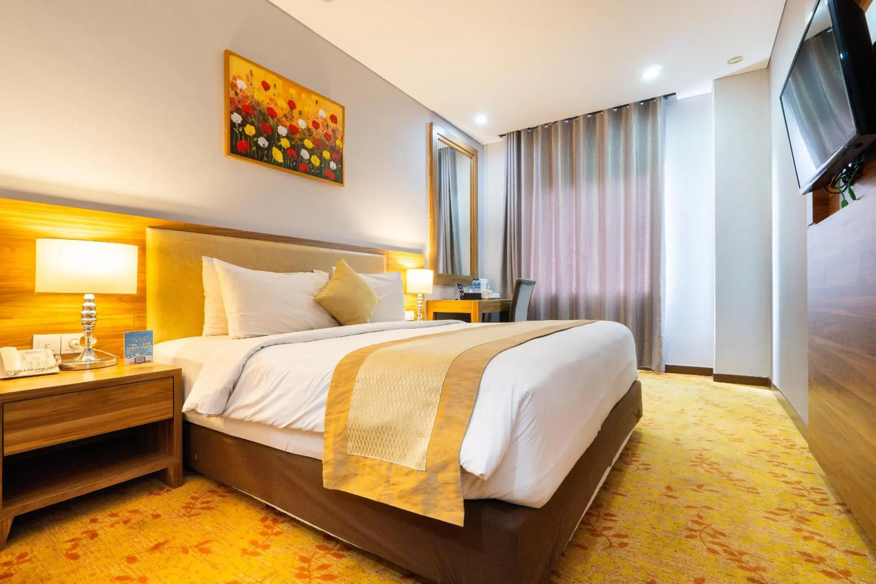 Bed in Grand Serela Yogyakarta Bed in Grand Serela Yogyakarta