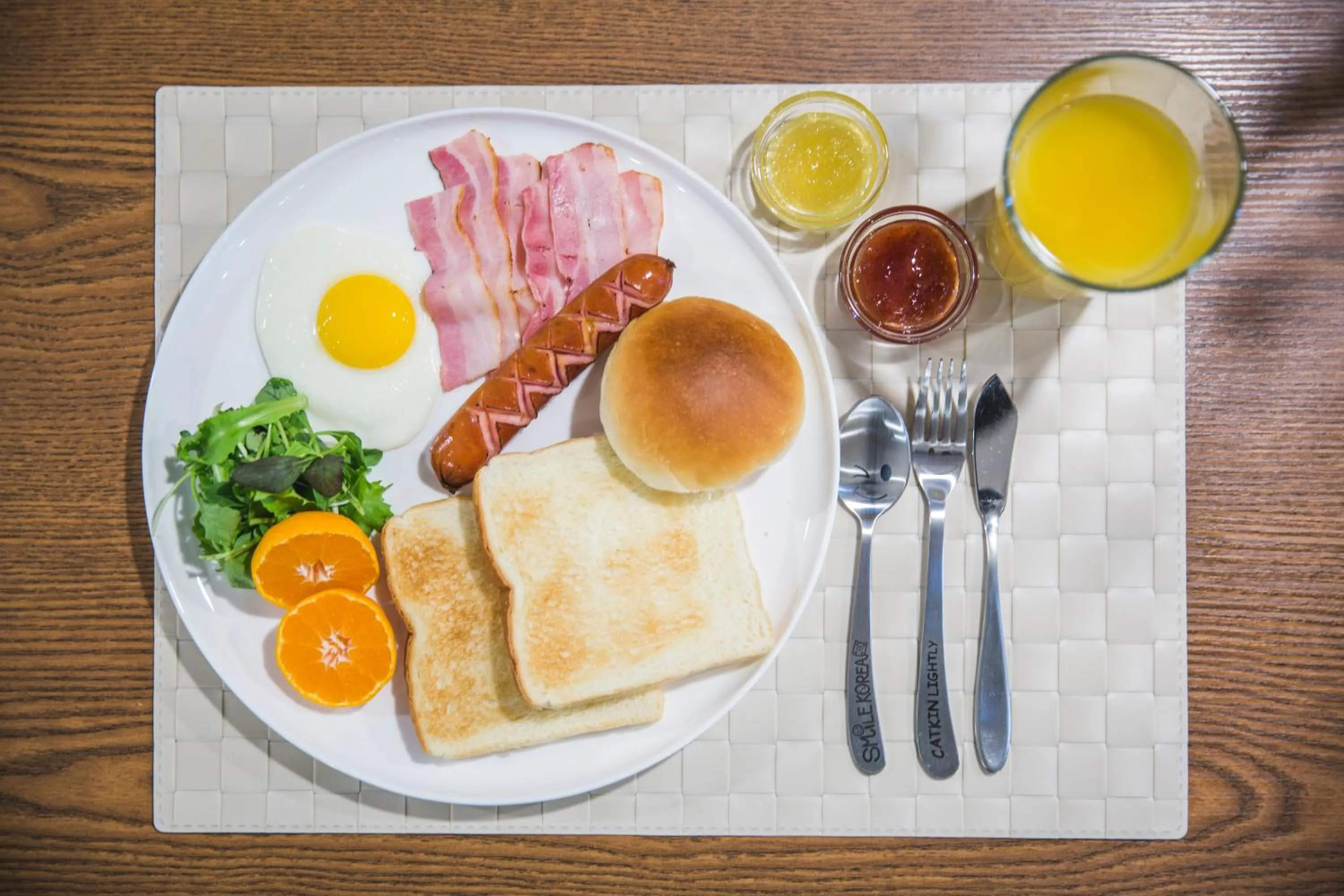 American breakfast in J Raum Resort