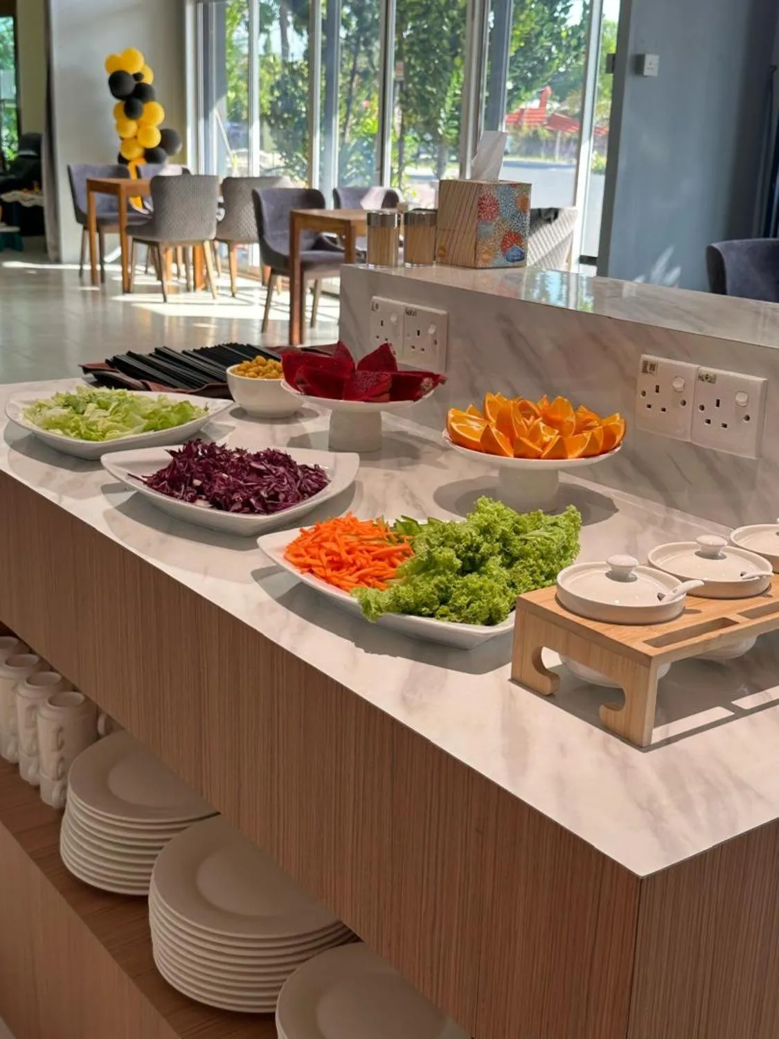 Buffet breakfast in Lavigo Resort